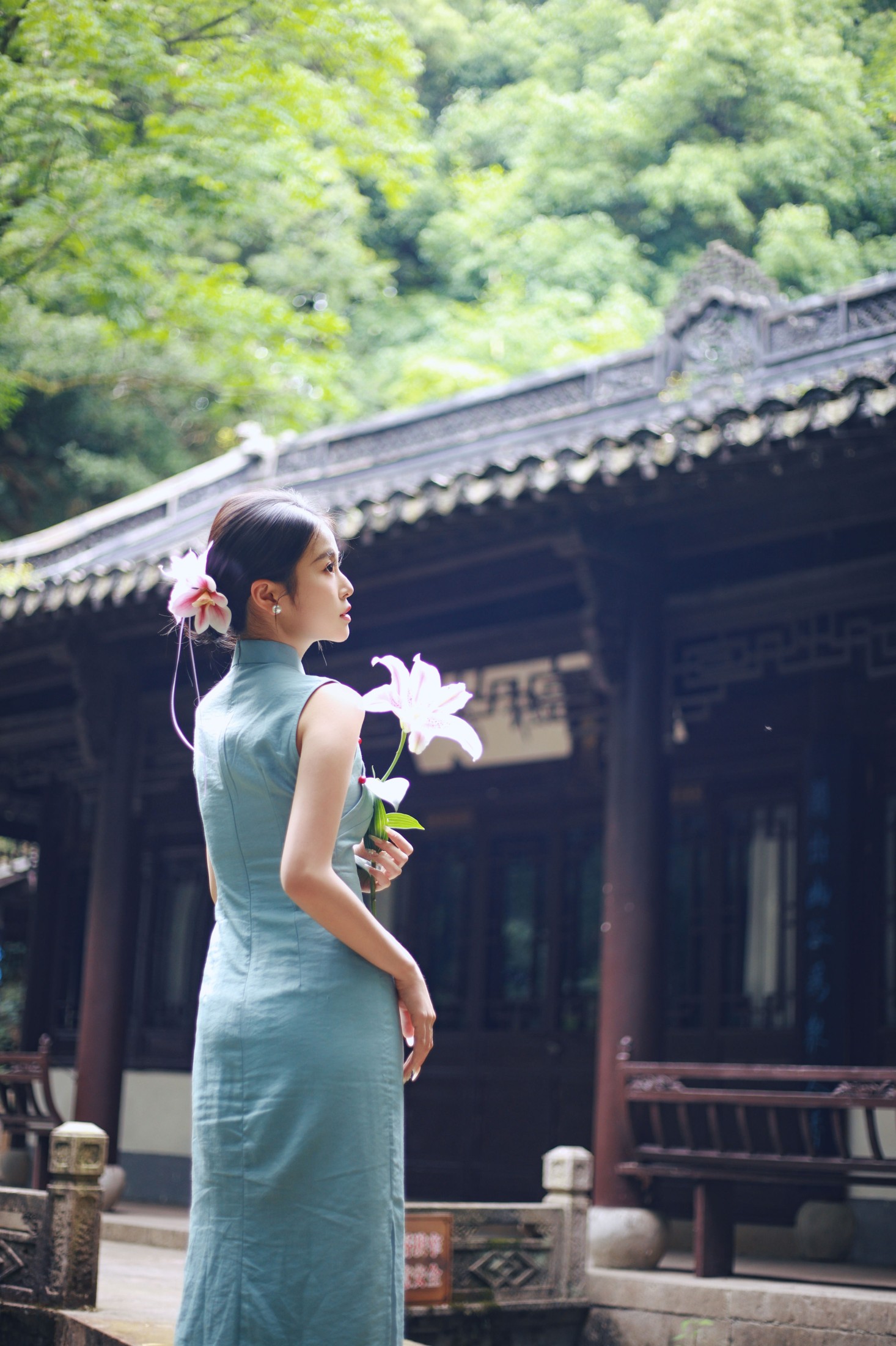 图片[5]-小蓝 – 《越王台旗袍新中式》[31P]-COS写真在线网