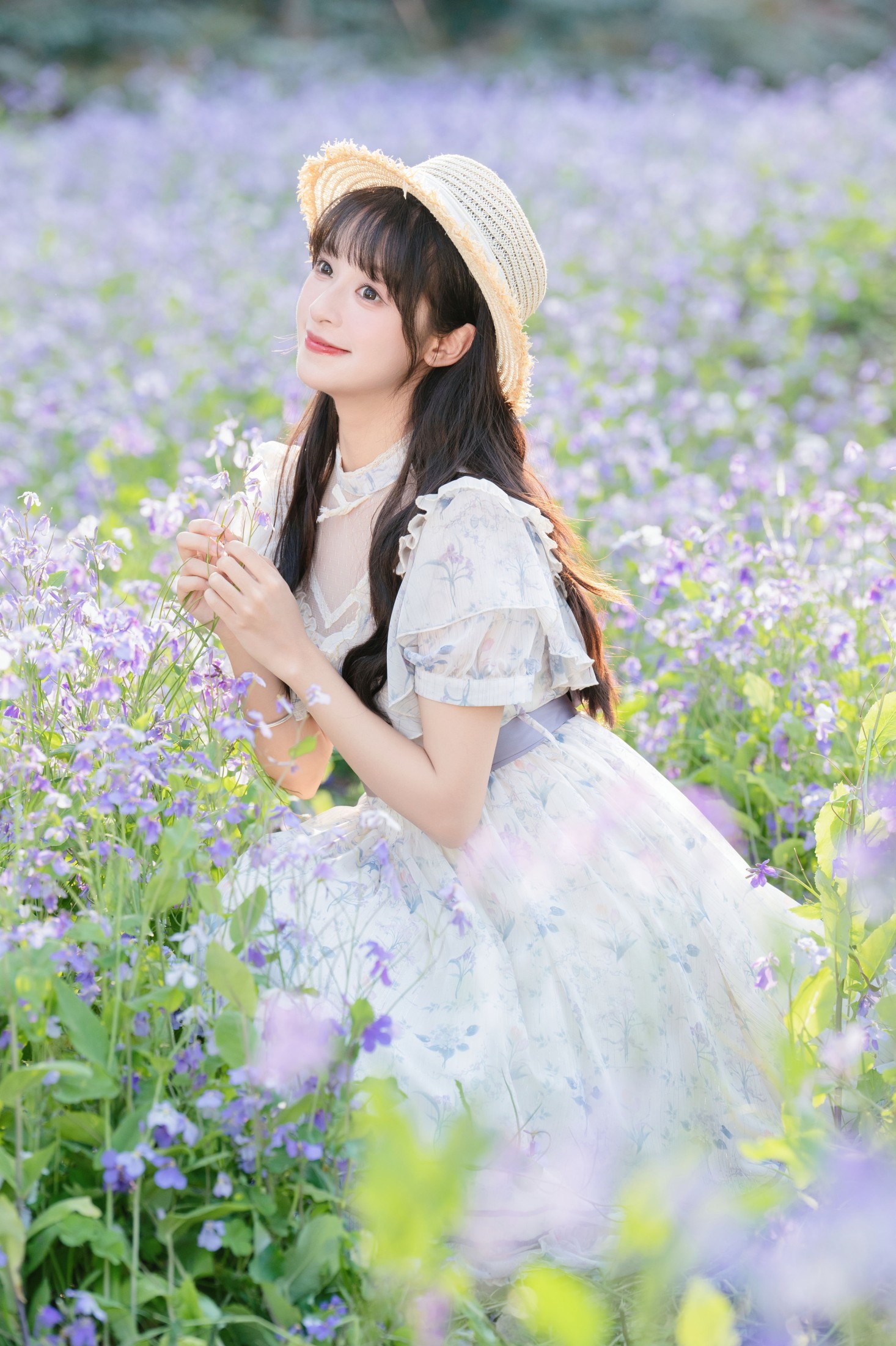 图片[4]-夏芋小年 – 《二月兰花海》[22P]-COS写真在线网