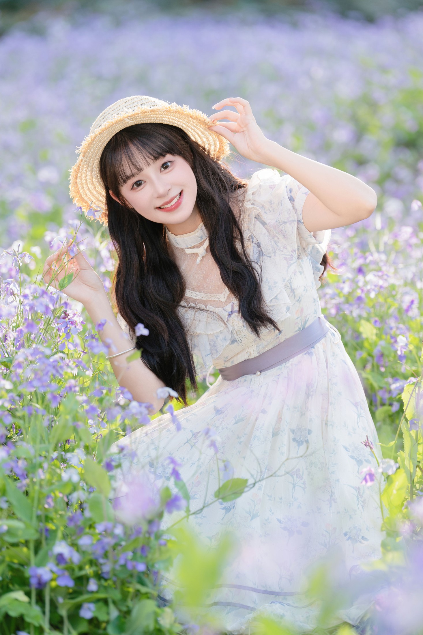 图片[3]-夏芋小年 – 《二月兰花海》[22P]-COS写真在线网