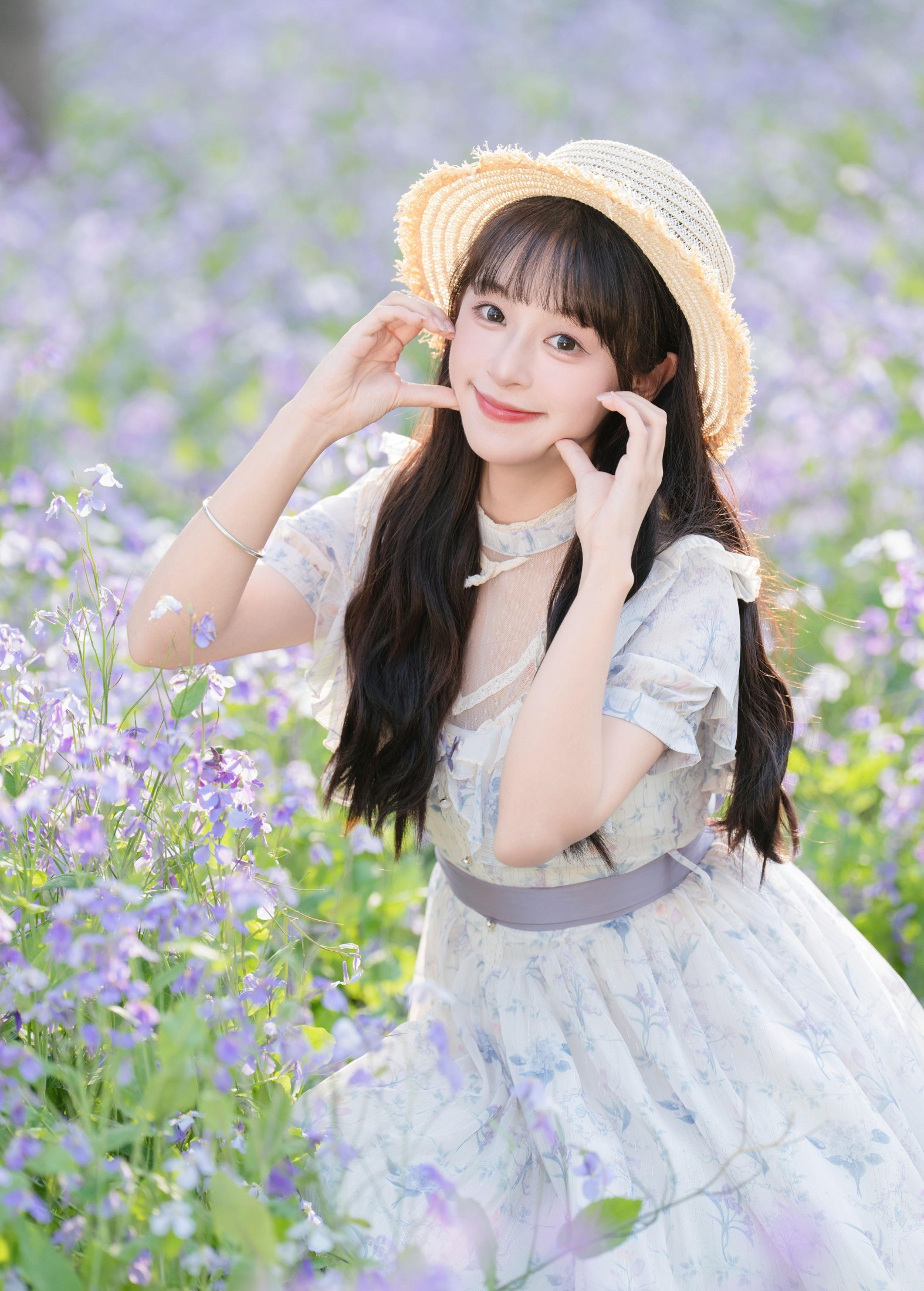 图片[2]-夏芋小年 – 《二月兰花海》[22P]-COS写真在线网