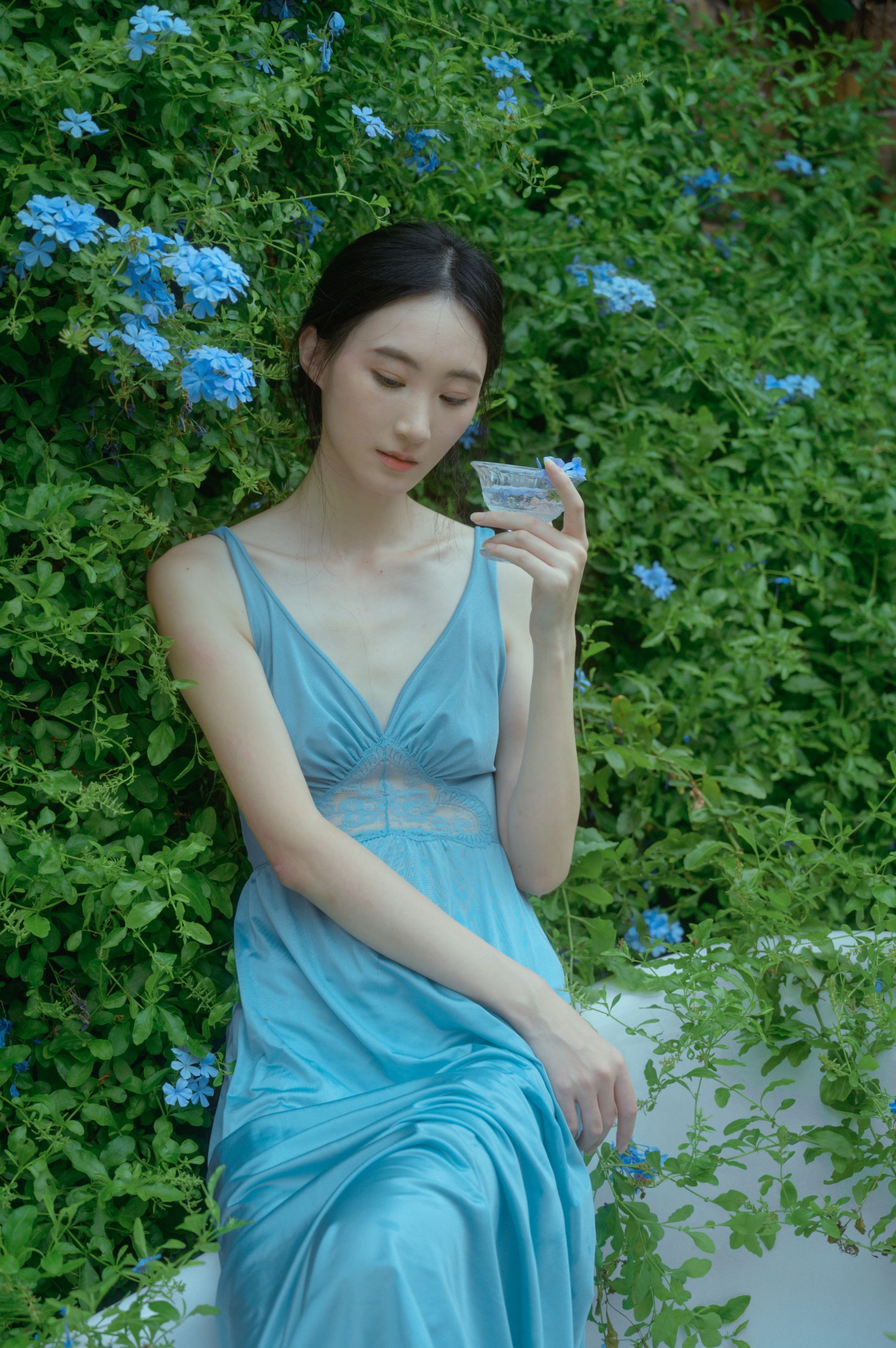 图片[5]-阿吉缘子 – 《夏天与蓝雪花》[14P]-COS写真在线网