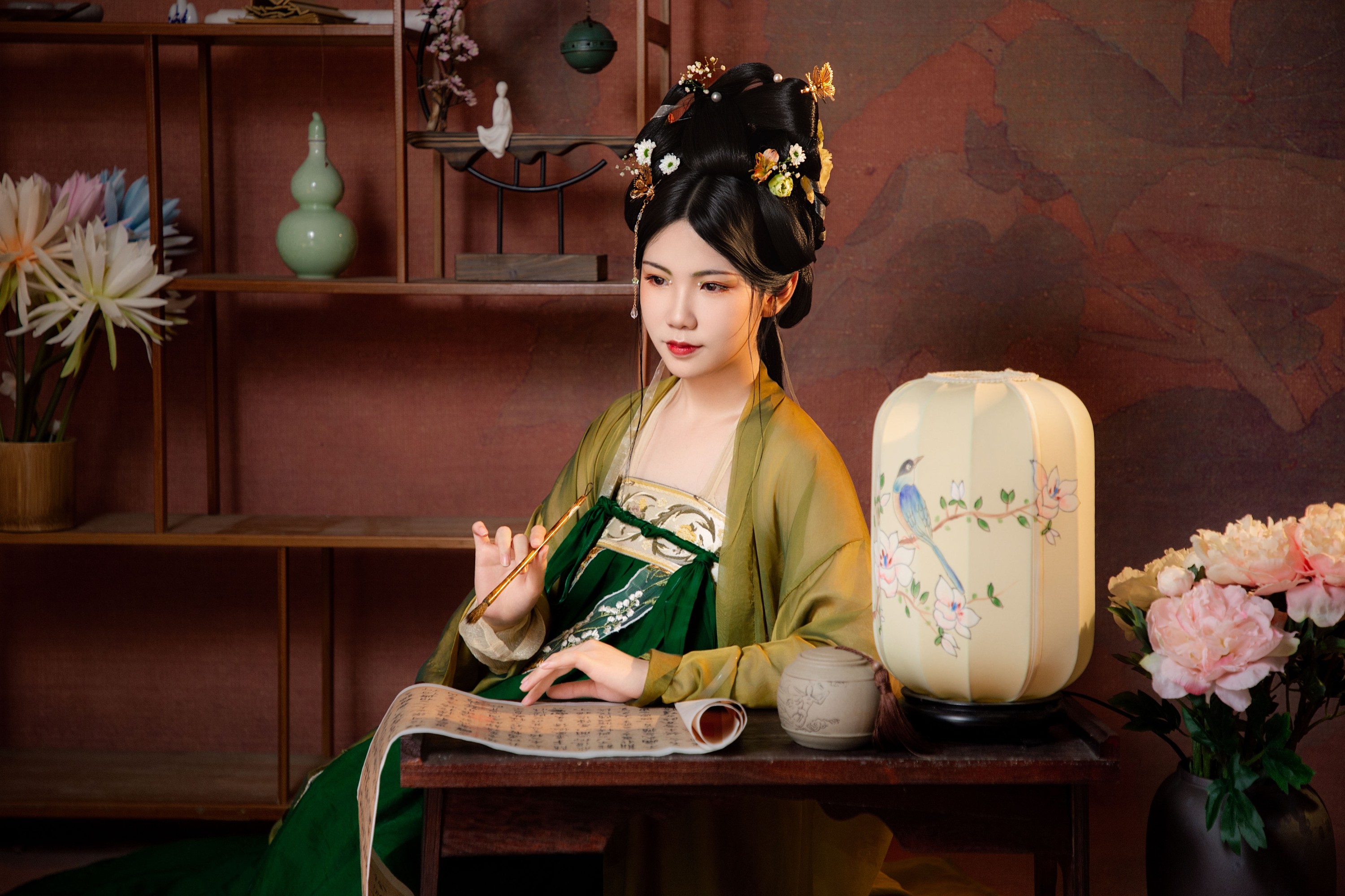 图片[4]-胖头鱼 – 《梧桐深院锁清秋》[17P]-COS写真在线网