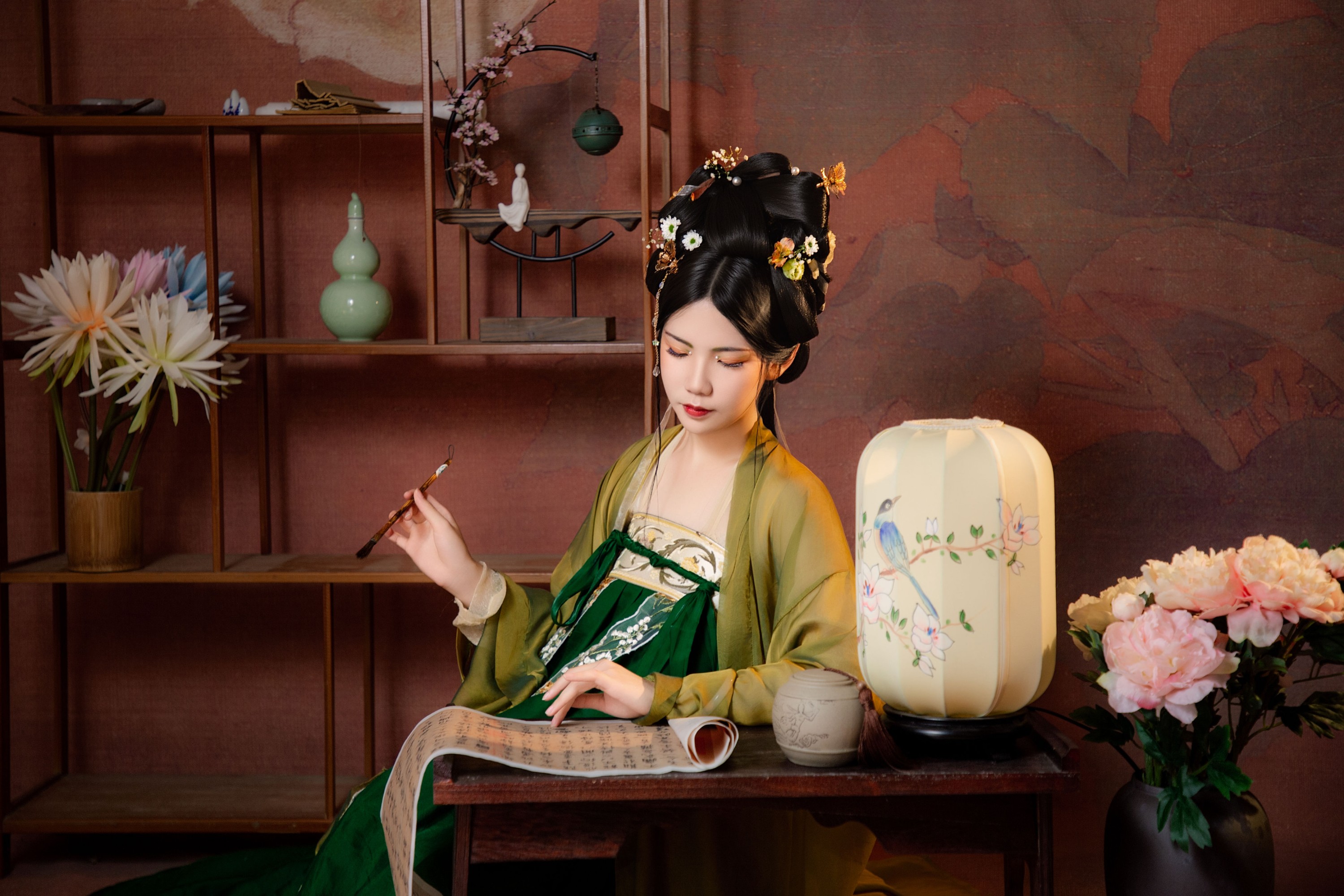 图片[3]-胖头鱼 – 《梧桐深院锁清秋》[17P]-COS写真在线网