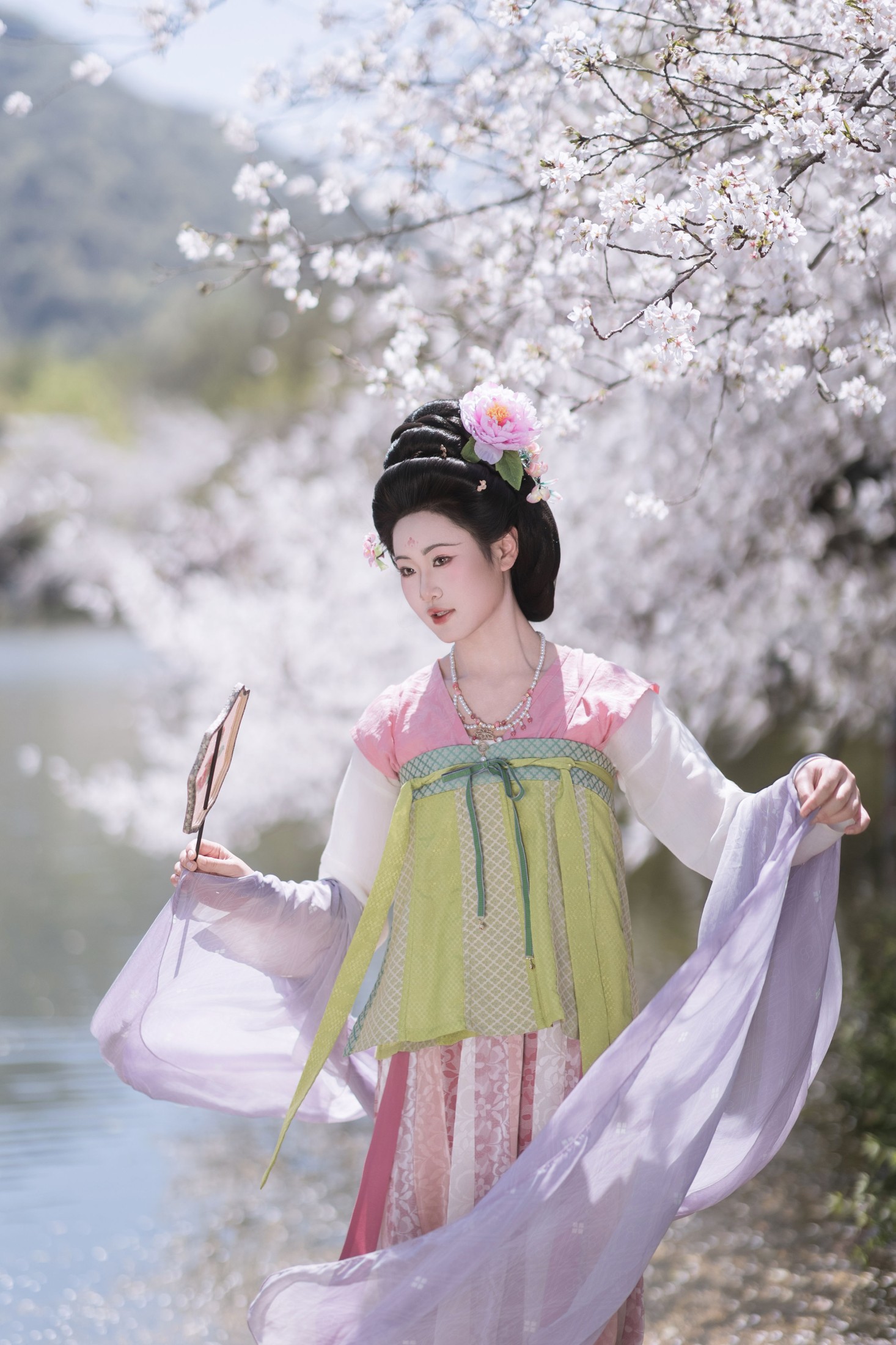 图片[5]-是霜泠吖 – 《踏春赏樱》[66P]-COS写真在线网