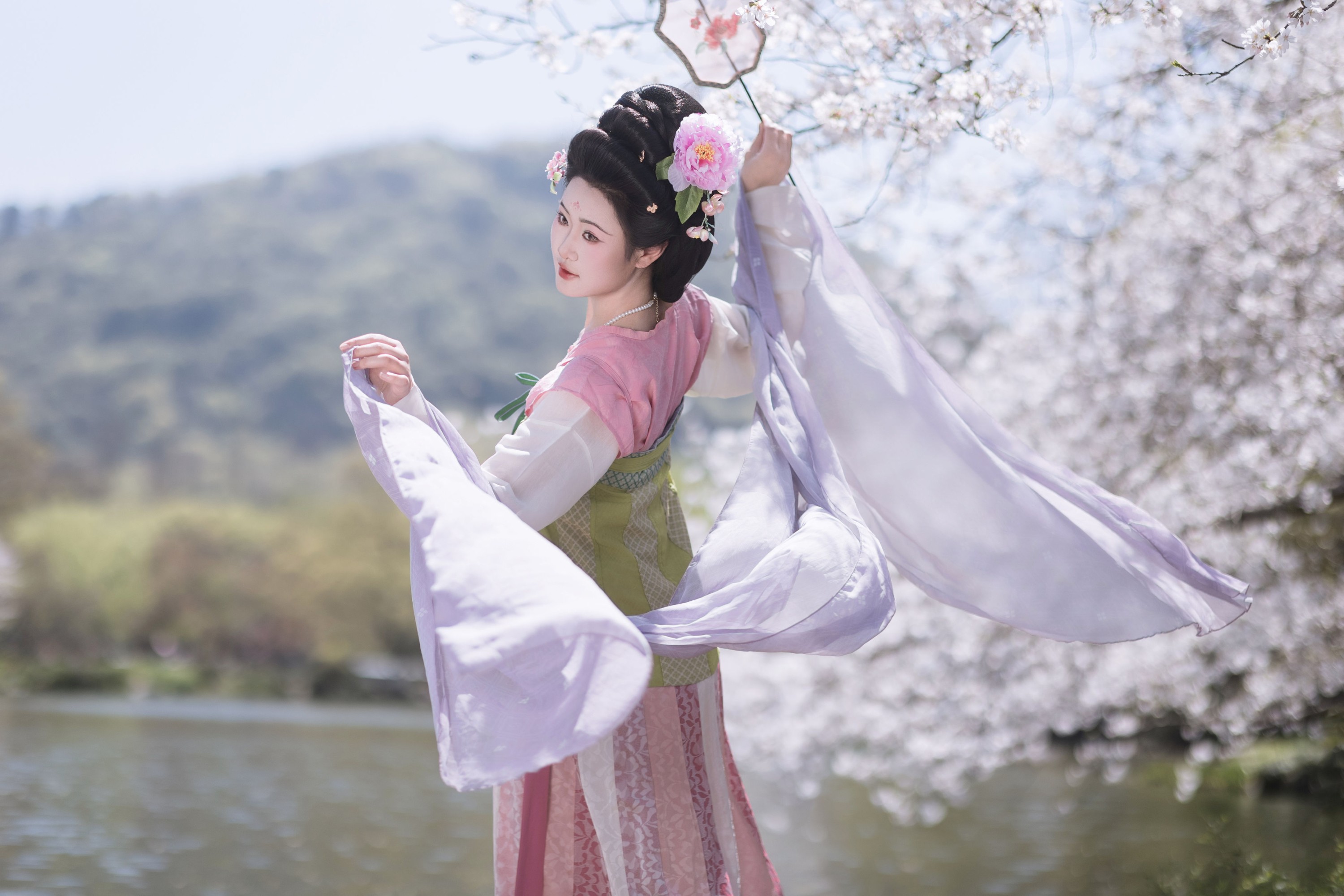 图片[3]-是霜泠吖 – 《踏春赏樱》[66P]-COS写真在线网