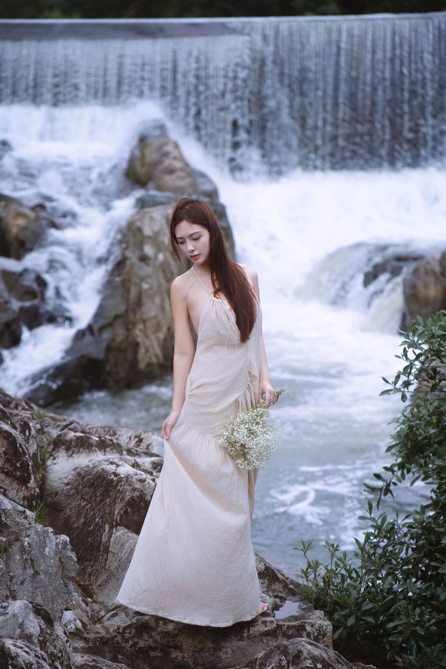 图片[4]-颖儿YY – 《瀑边仙踪：麻裙少女的秘境》[42P]-COS写真在线网