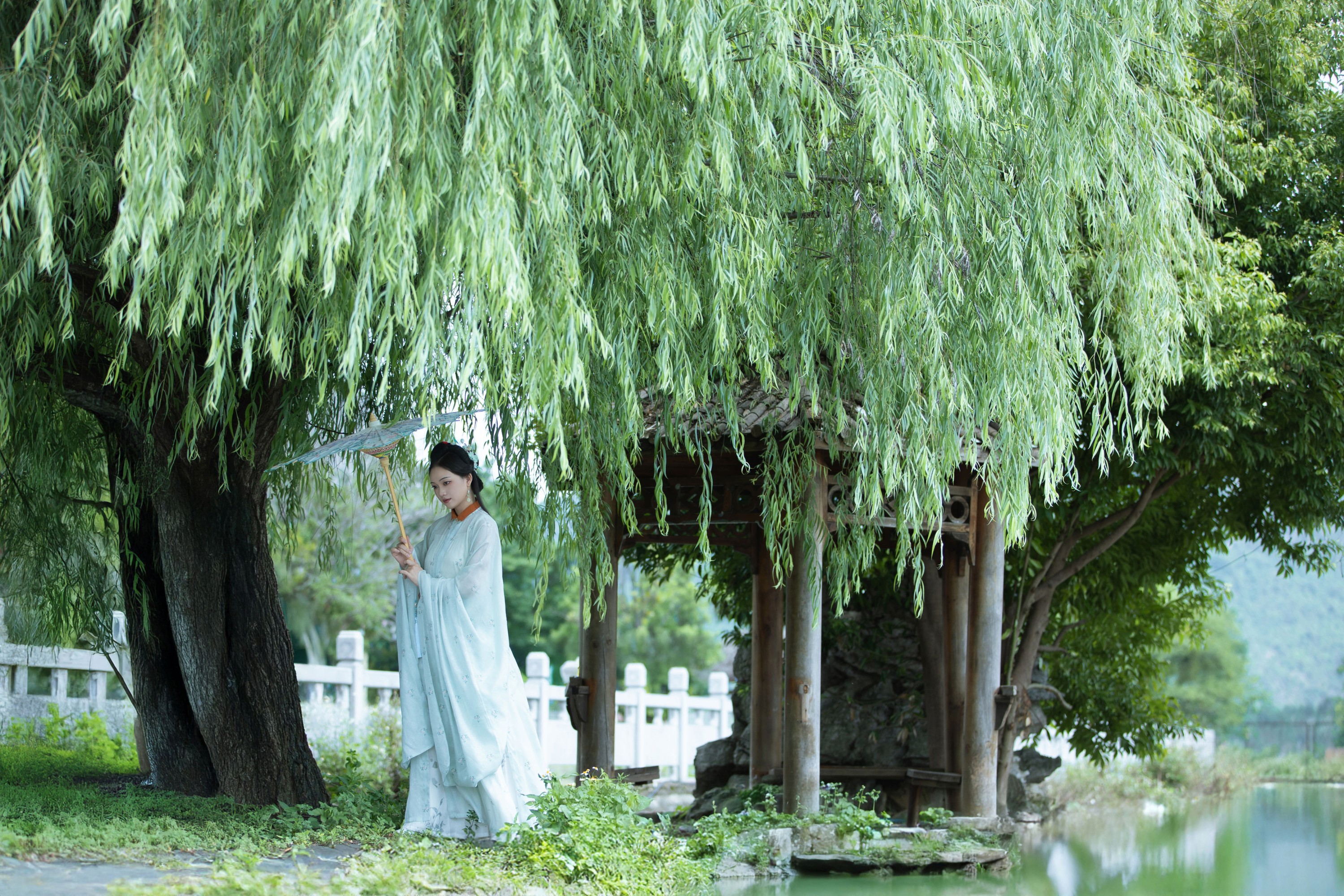 图片[2]-秋哒哒– – 《绿柳亭前》[40P]-COS写真在线网