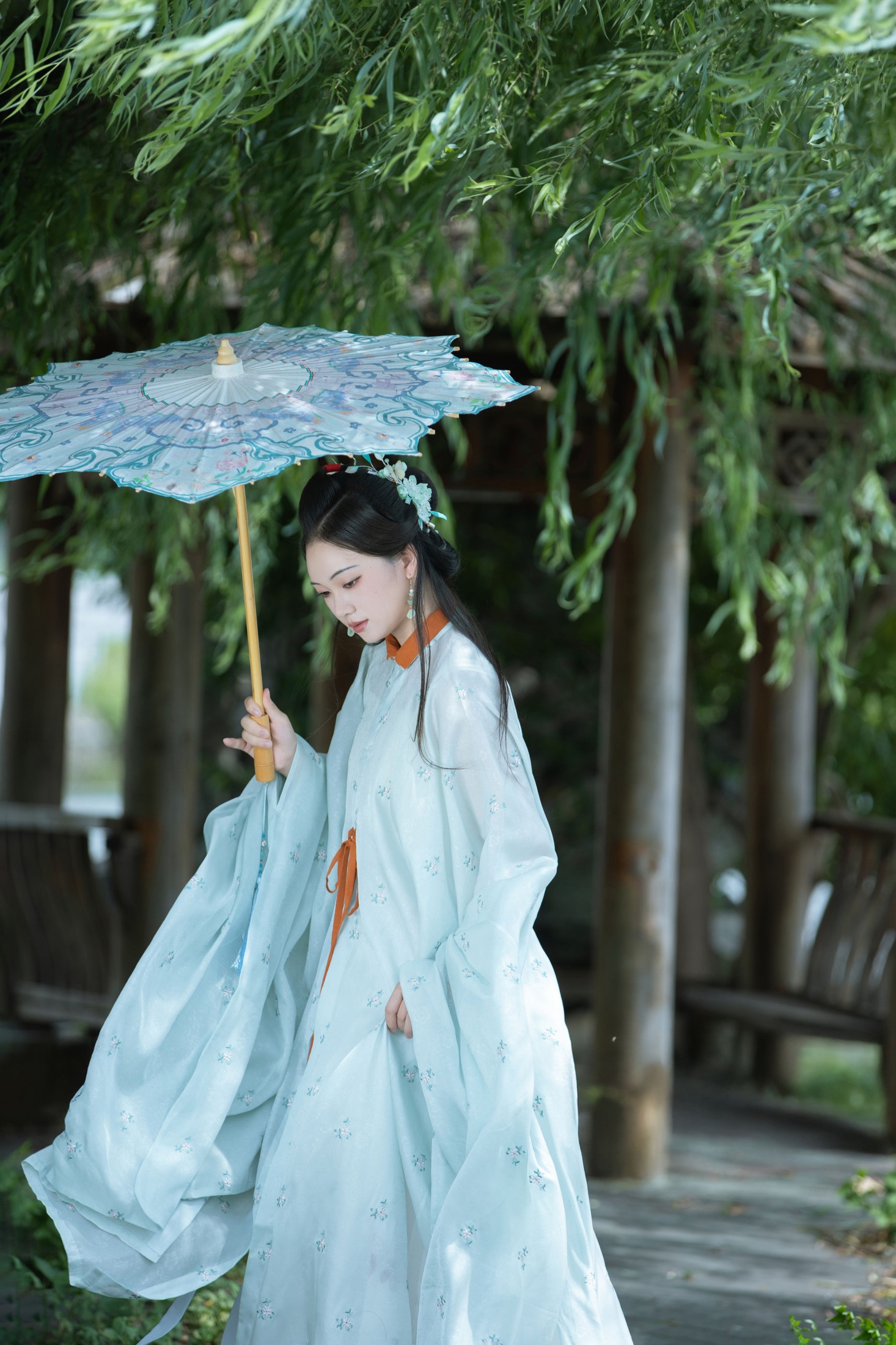 图片[5]-秋哒哒– – 《绿柳亭前》[40P]-COS写真在线网