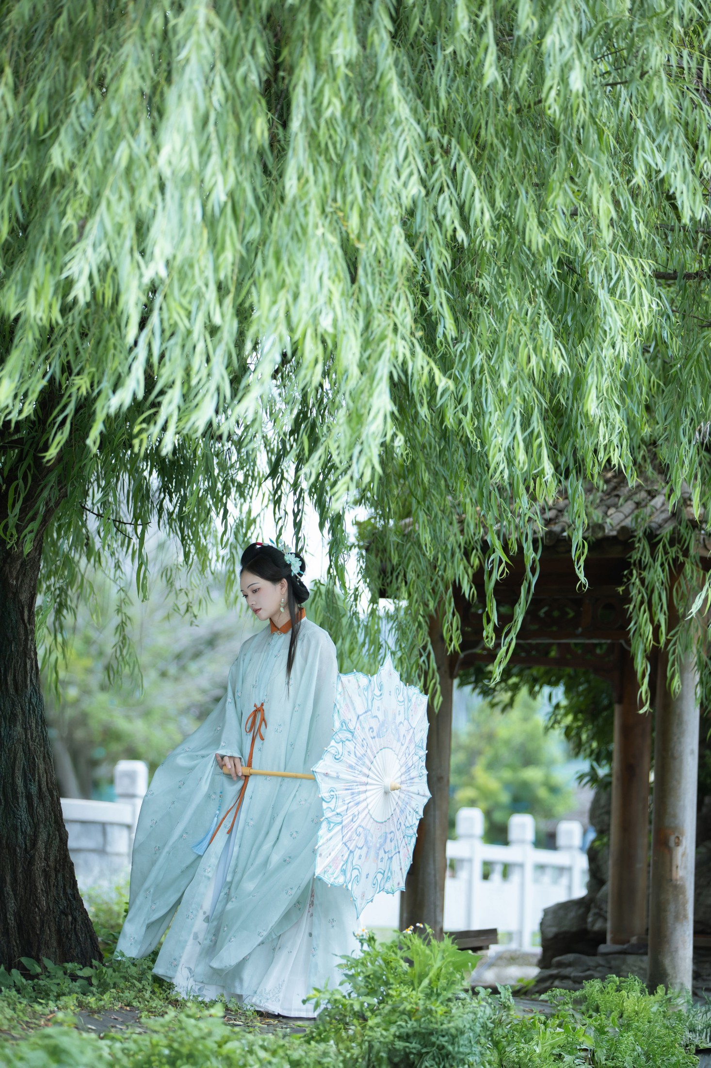图片[3]-秋哒哒– – 《绿柳亭前》[40P]-COS写真在线网