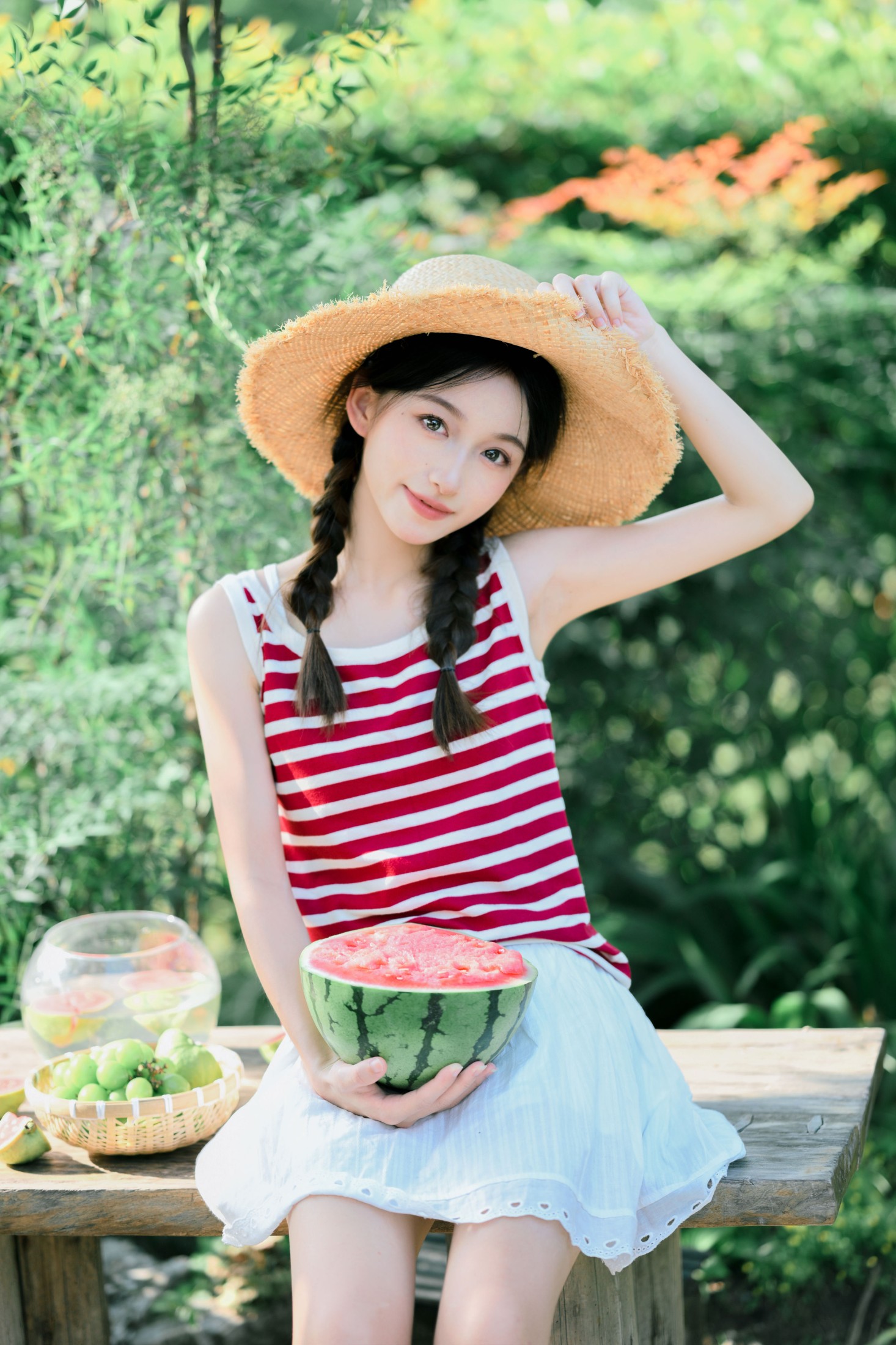 图片[3]-林淼鑫 – 《夏日少女与红西瓜》[17P]-COS写真在线网