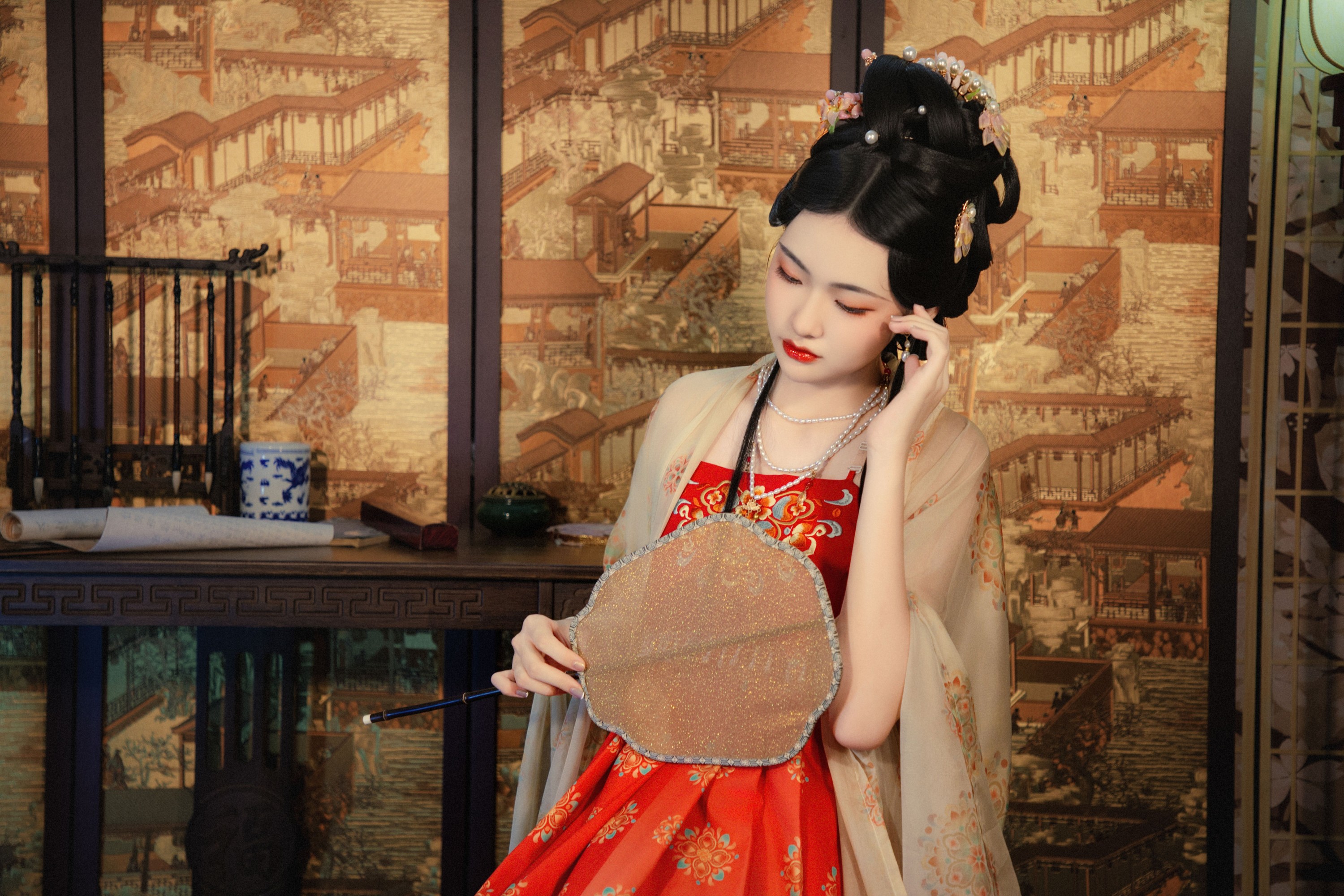 图片[3]-花怜 – 《唐风美女》[16P]-COS写真在线网