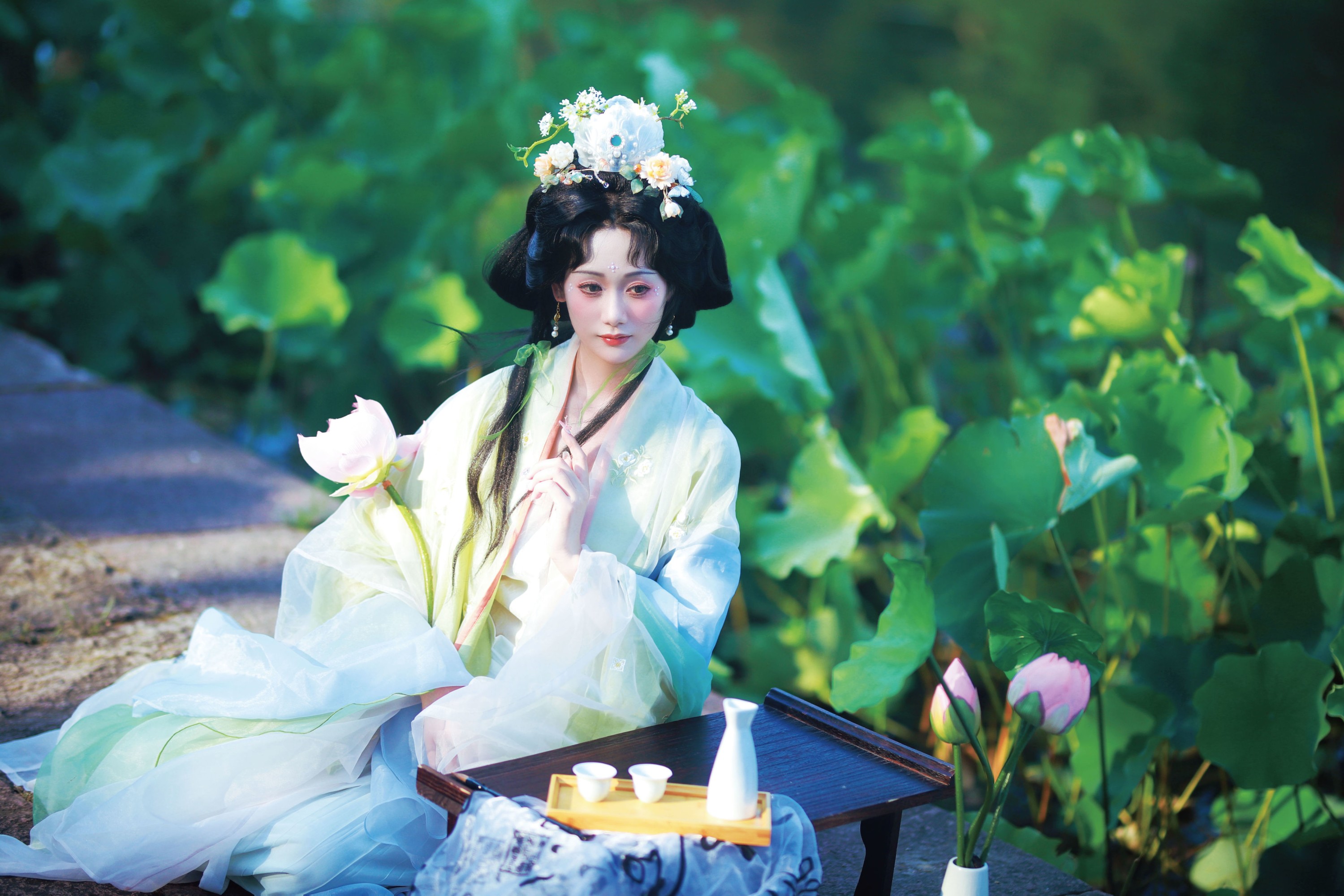 图片[3]-一只大大大李子 – 《荷塘月色》[17P]-COS写真在线网