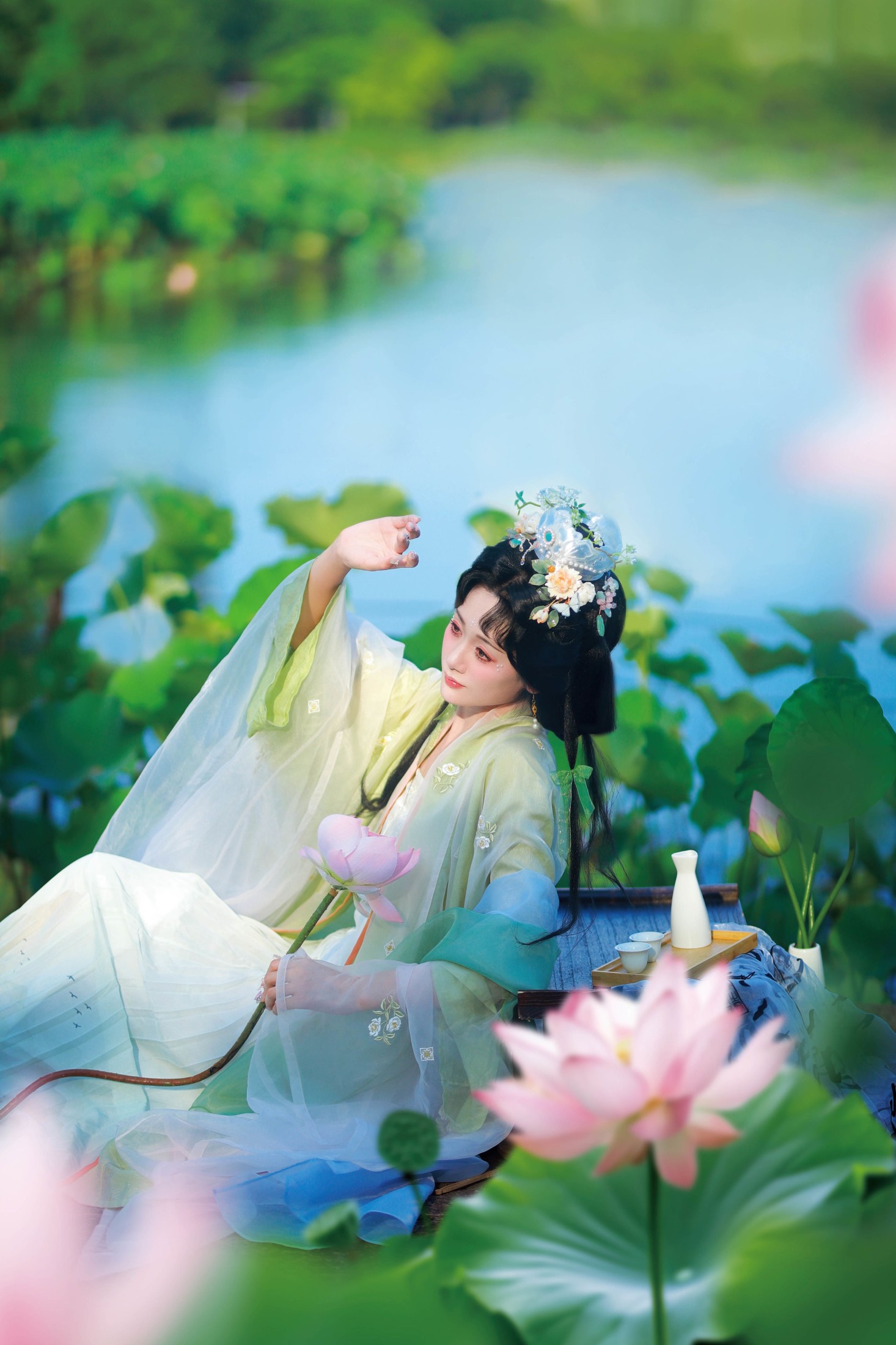 图片[5]-一只大大大李子 – 《荷塘月色》[17P]-COS写真在线网
