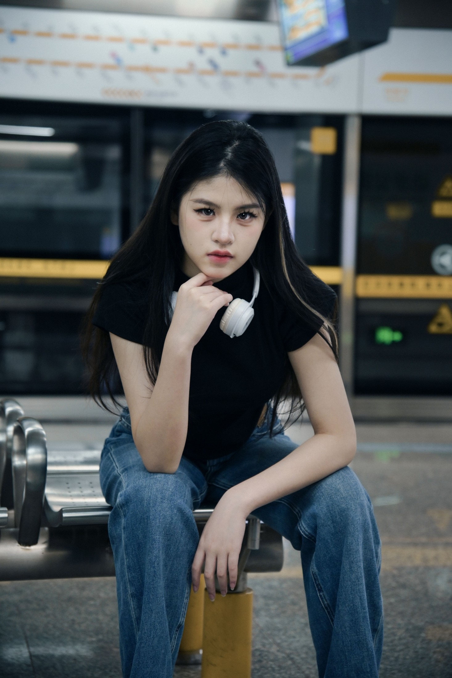 图片[4]-荔枝 – 《地铁站》[14P]-COS写真在线网