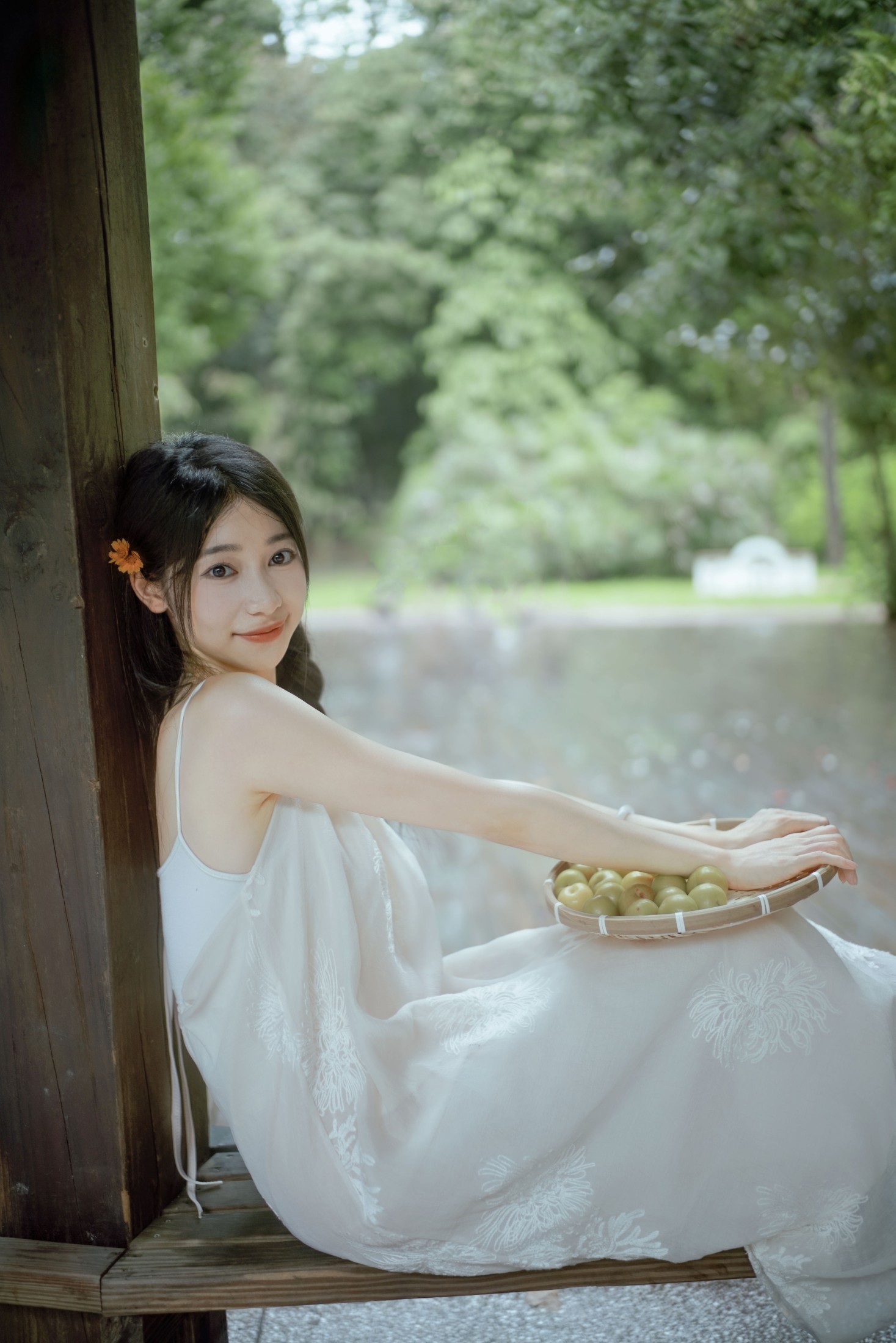 图片[5]-小美 – 《雨落林间，少女的青李时光》[41P]-COS写真在线网
