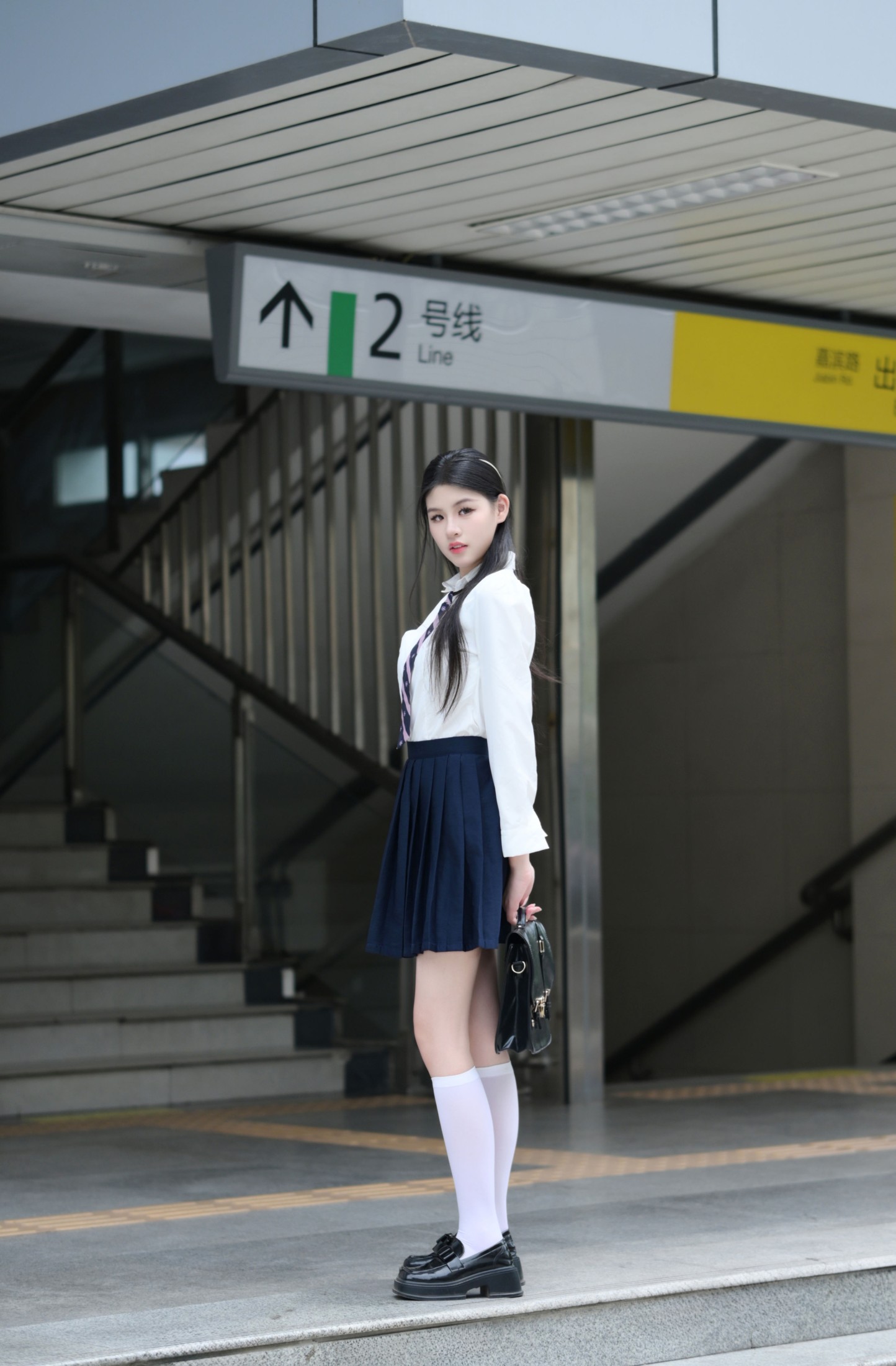 图片[3]-荔枝 – 《日系轻轨站》[17P]-COS写真在线网