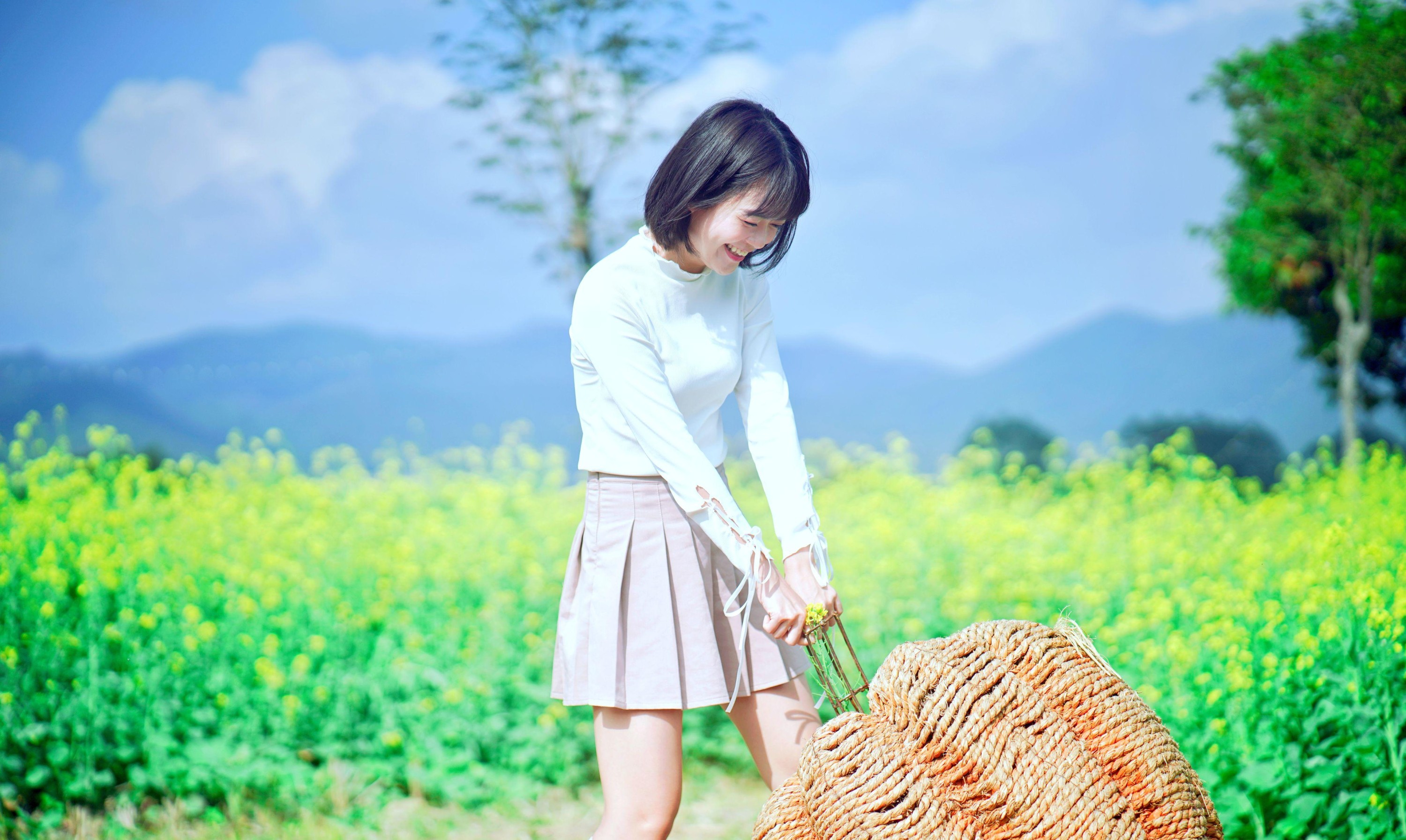 图片[2]-晓颖葵子 – 《春日花田元气少女》[21P]-COS写真在线网