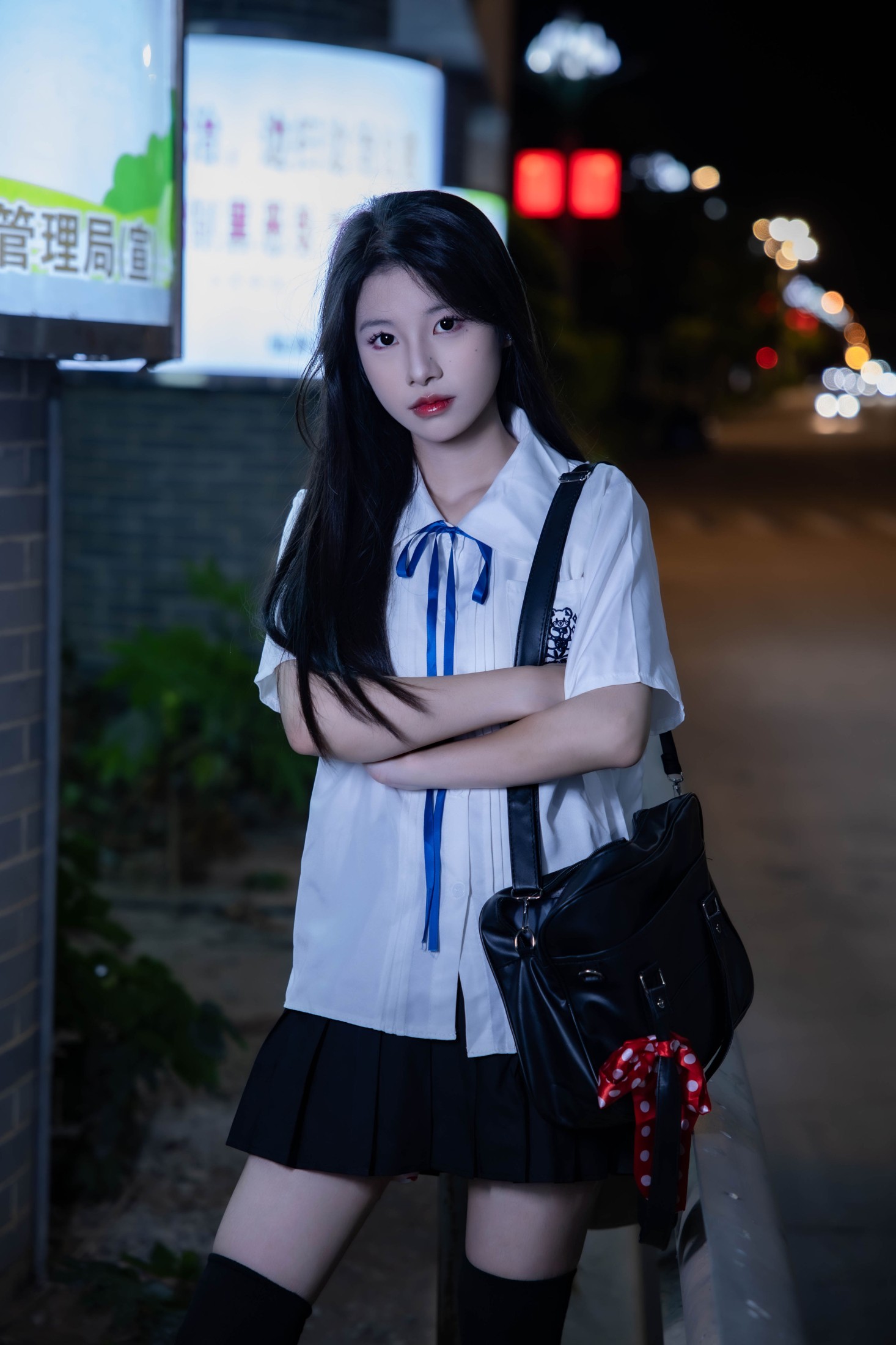 图片[4]-湉懒懒. – 《夜晚清冷感》[14P]-COS写真在线网