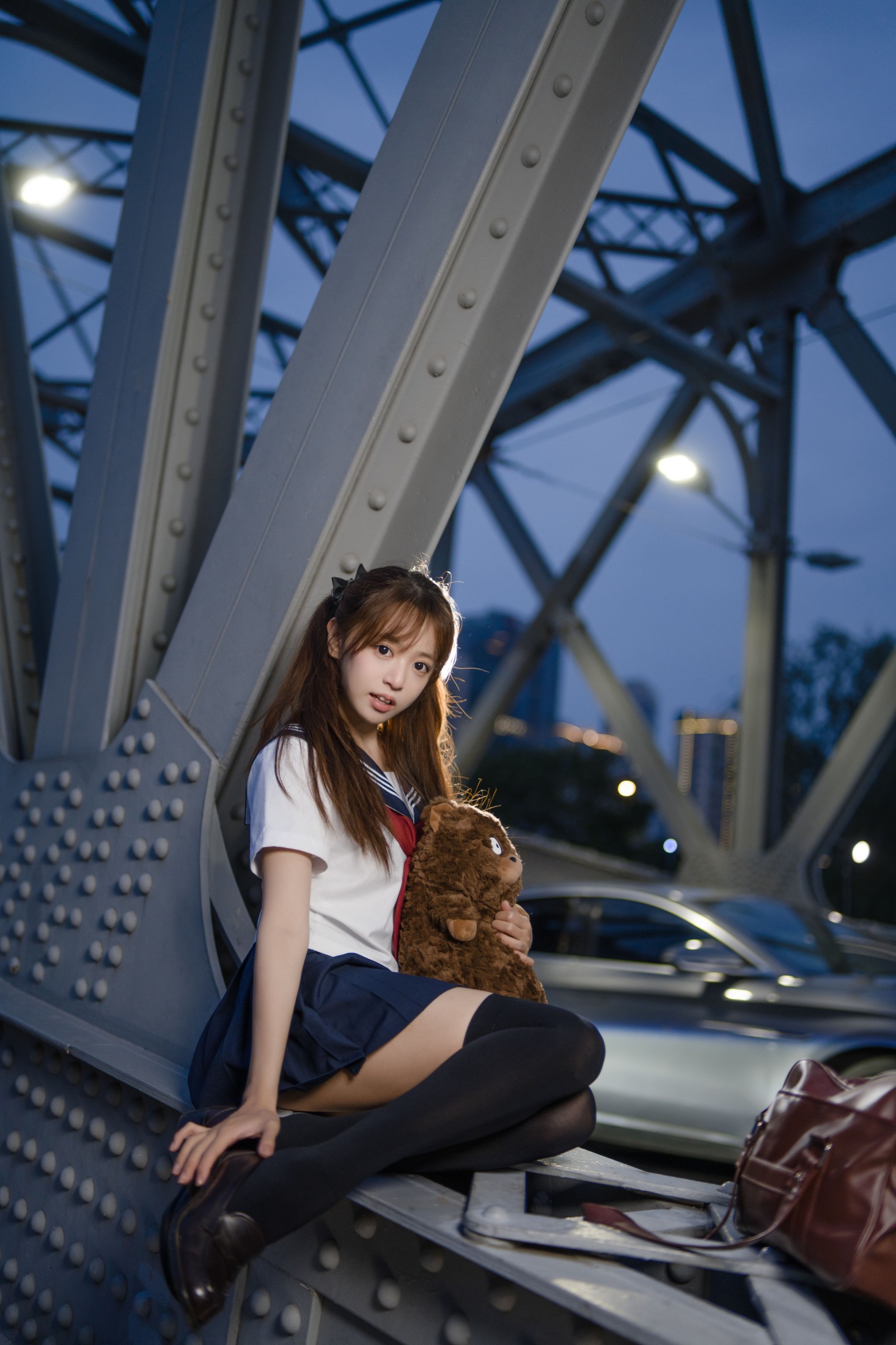 图片[4]-小亿 – 《蓝调jk小可爱》[50P]-COS写真在线网