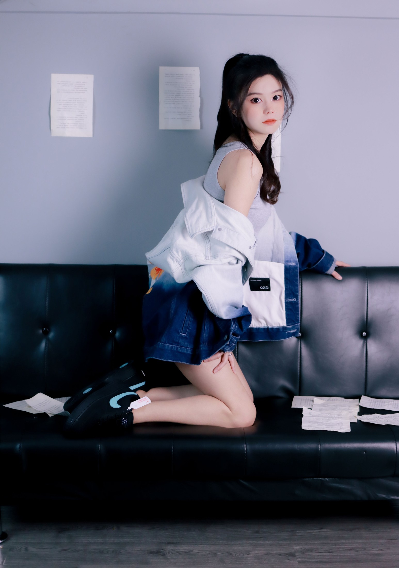 图片[3]-阿九 – 《牛仔外套》[38P]-COS写真在线网