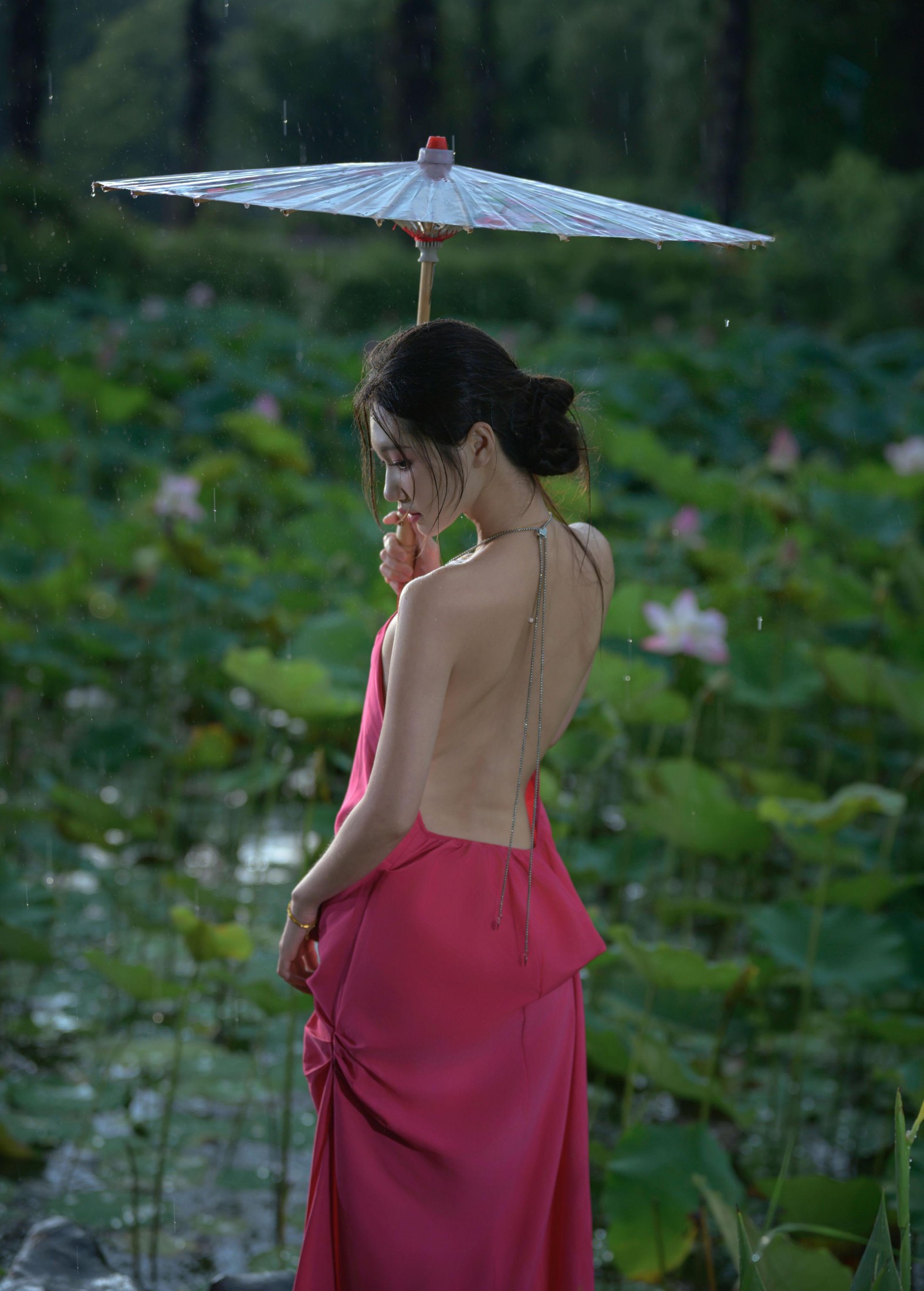 图片[2]-瑾瑾吖 – 《雨荷》[17P]-COS写真在线网