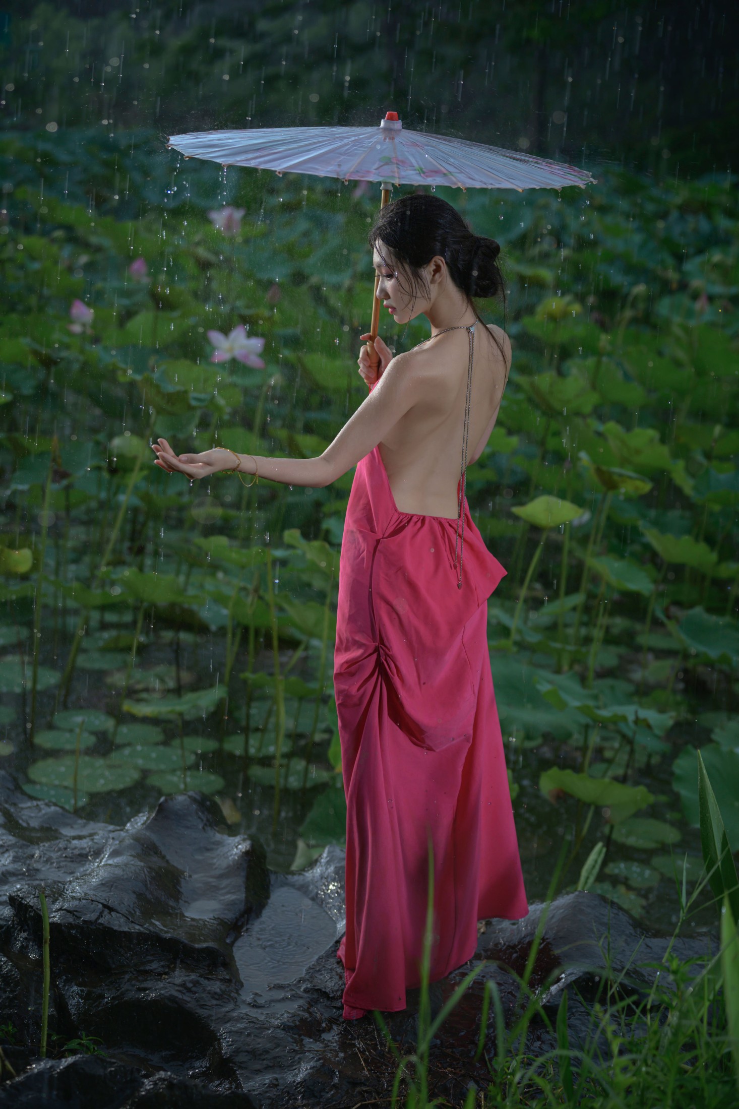 图片[4]-瑾瑾吖 – 《雨荷》[17P]-COS写真在线网