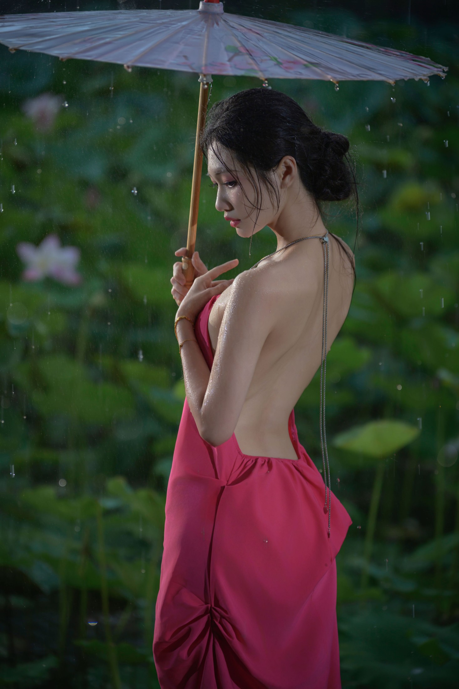 图片[5]-瑾瑾吖 – 《雨荷》[17P]-COS写真在线网