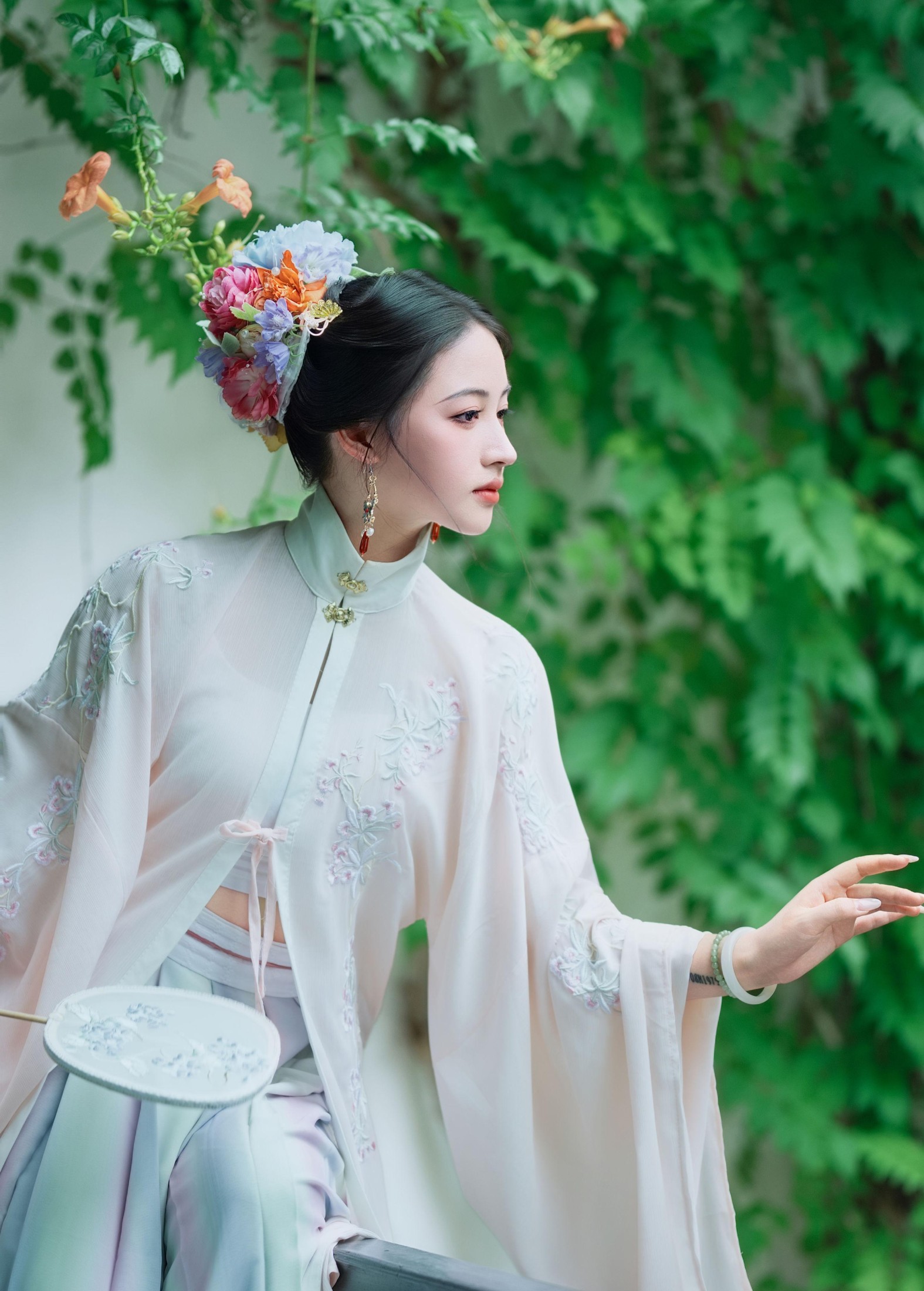 图片[2]-密密 – 《园林古风》[27P]-COS写真在线网