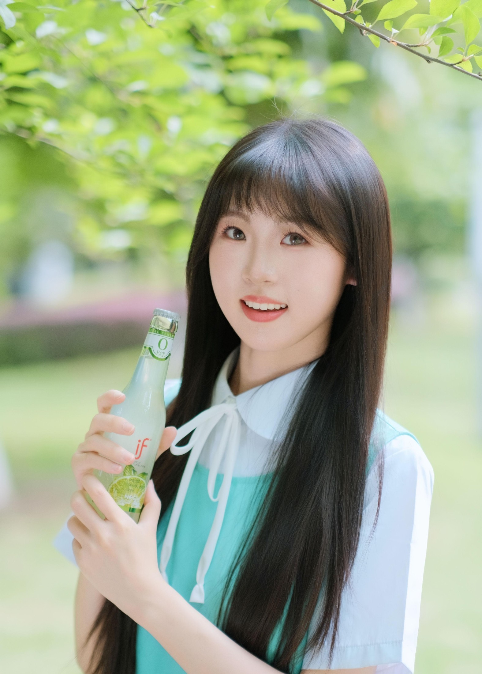 图片[2]-10 – 《空气像青苹果 公车开满花朵》[19P]-COS写真在线网