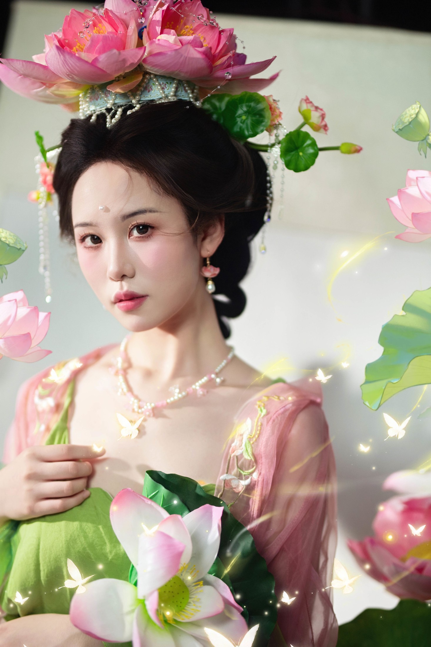 图片[5]-憨憨婷… – 《画中仙之荷花仙子》[20P]-COS写真在线网
