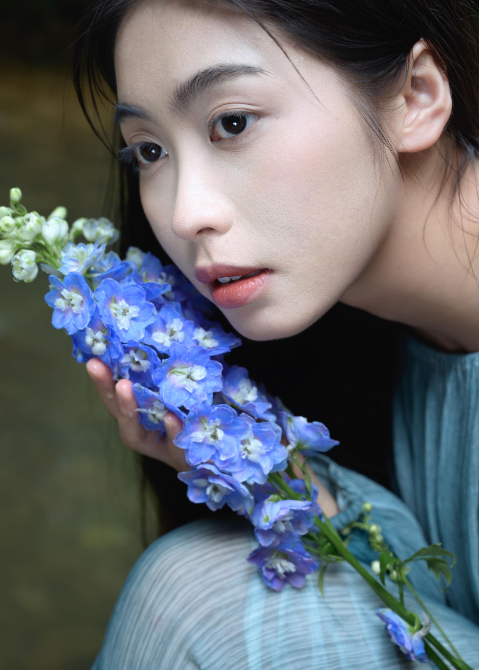 图片[2]-半个月亮 – 《蓝》[19P]-COS写真在线网