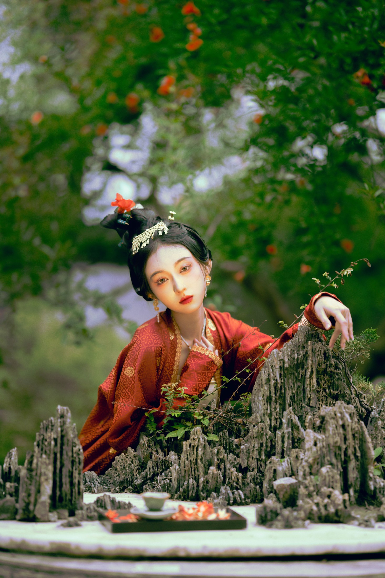 图片[4]-一只梳子君 – 《石榴花魂》[19P]-COS写真在线网