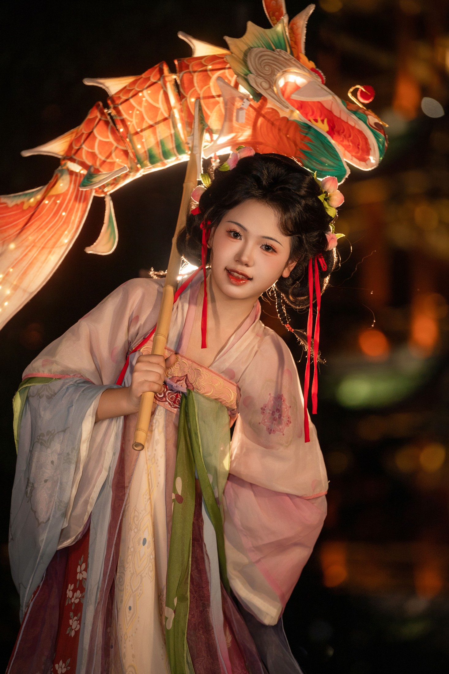 图片[3]-糯米小团子 – 《锦鲤-夜景》[13P]-COS写真在线网