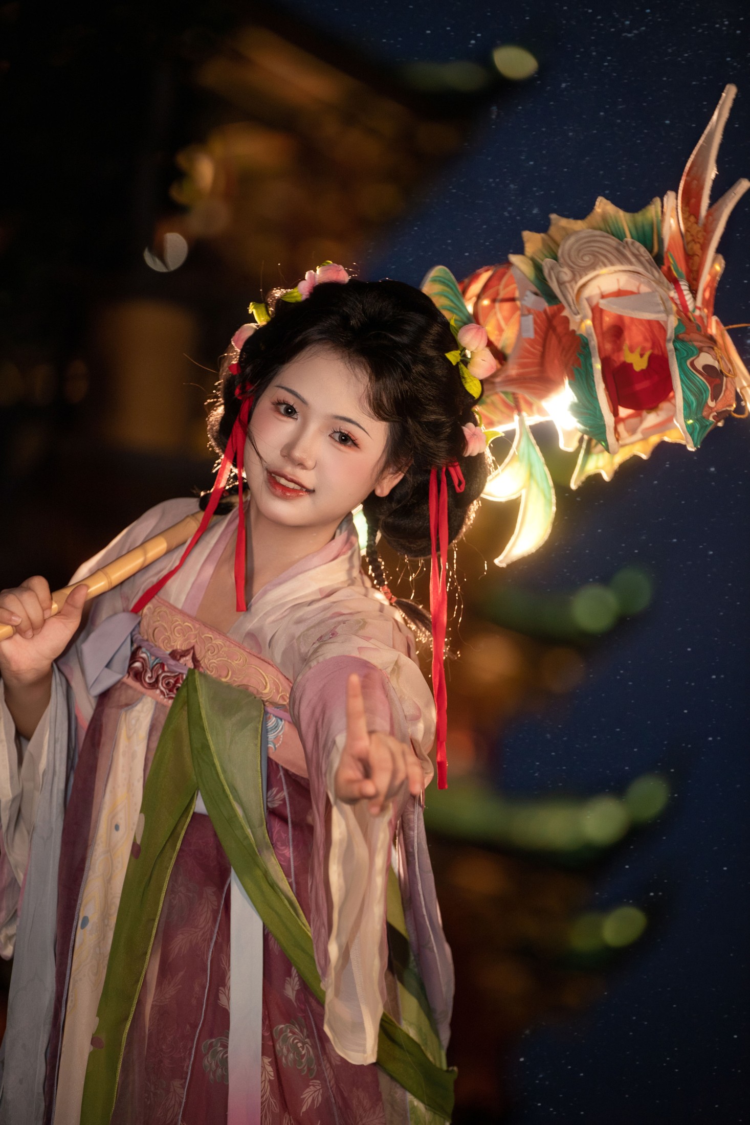 图片[4]-糯米小团子 – 《锦鲤-夜景》[13P]-COS写真在线网