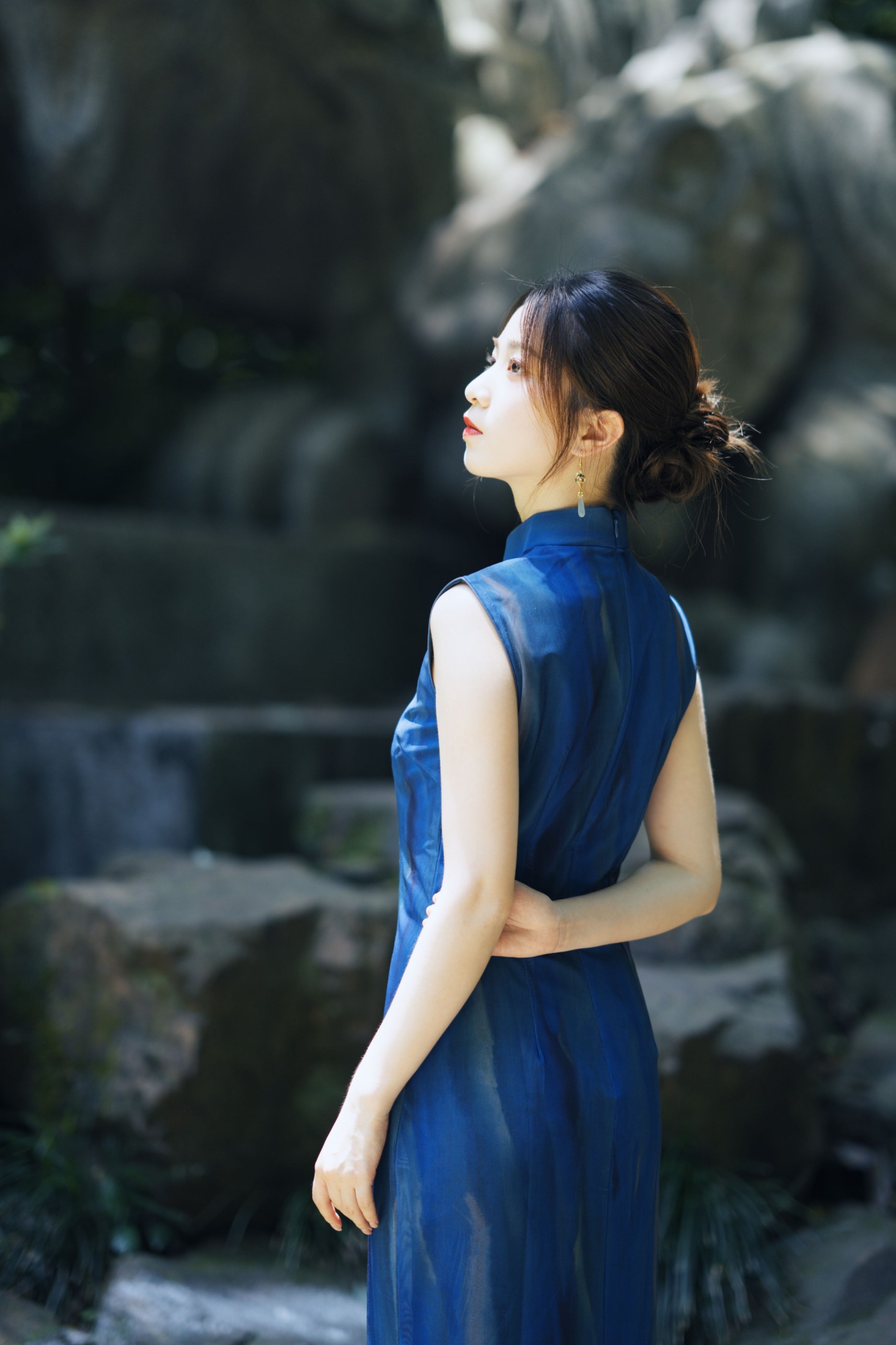 图片[3]-丽丽 – 《蓝色旗袍 虎跑的夏》[53P]-COS写真在线网