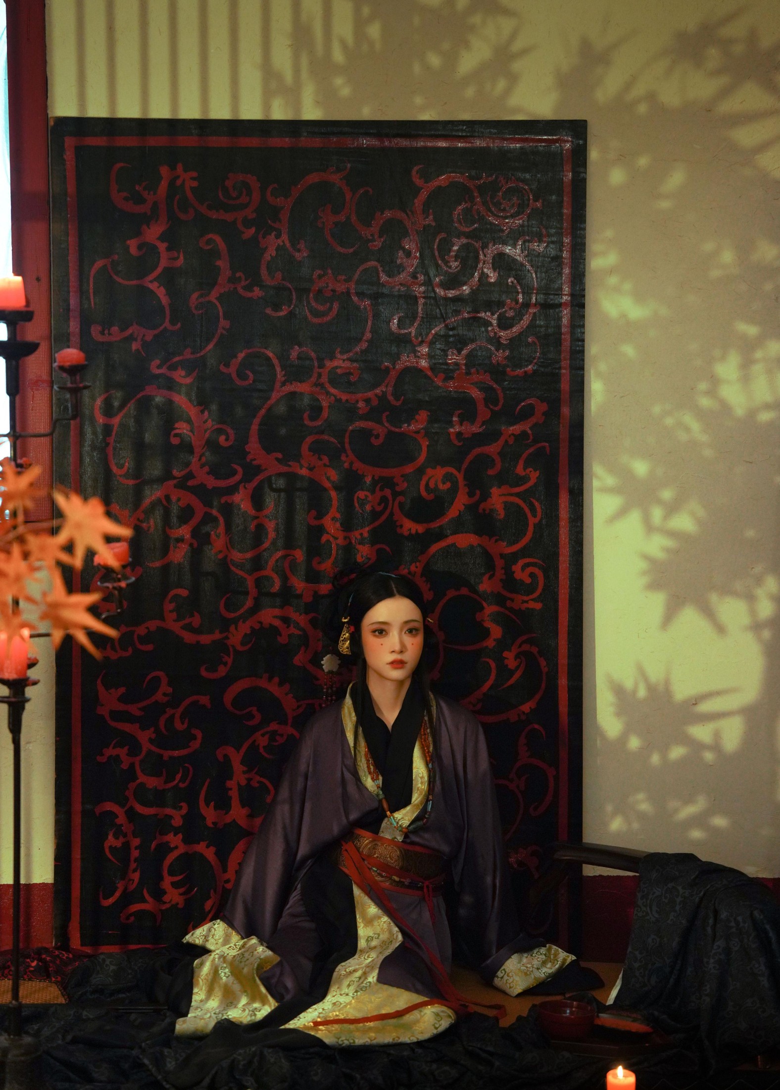 图片[2]-桃迟 – 《长眉红妆，幽微烛火》[14P]-COS写真在线网