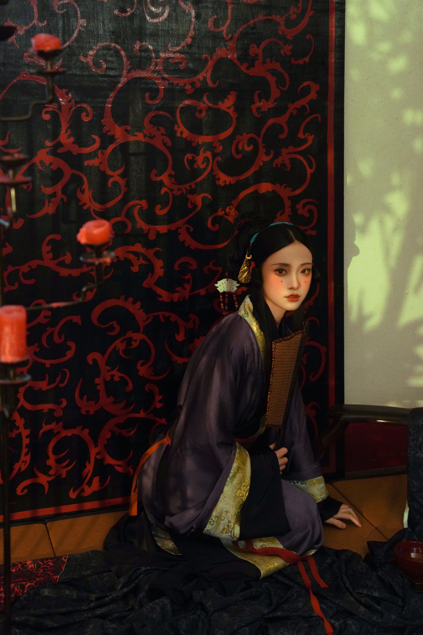 图片[3]-桃迟 – 《长眉红妆，幽微烛火》[14P]-COS写真在线网