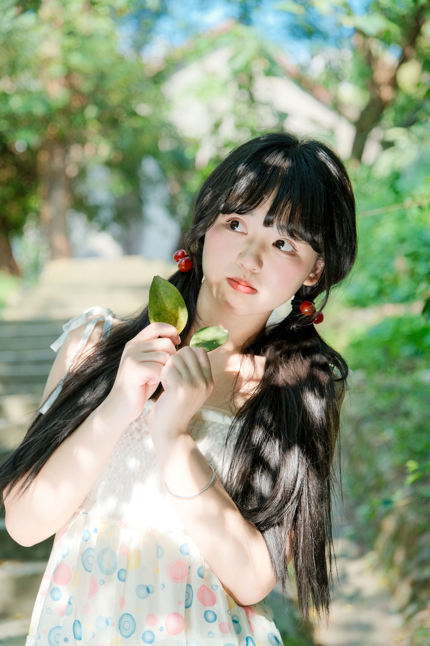 图片[3]-小梨花儿 – 《绿色夏日》[26P]-COS写真在线网