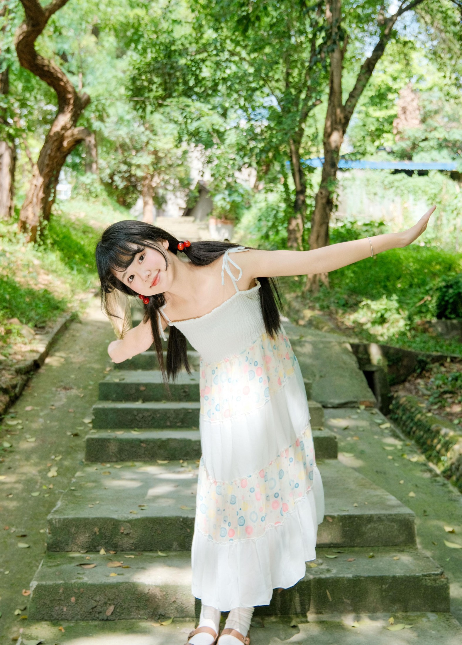 图片[2]-小梨花儿 – 《绿色夏日》[26P]-COS写真在线网