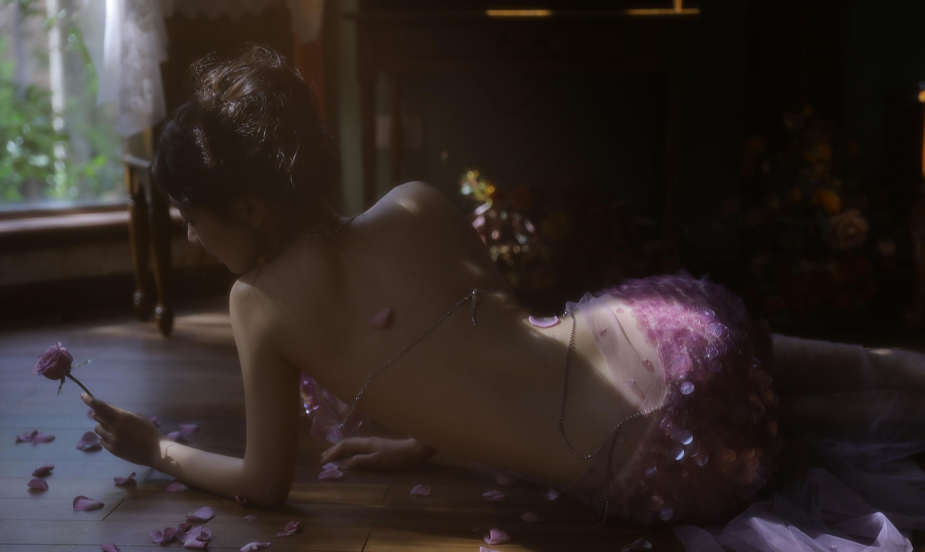 图片[2]-鹿尾儿儿 – 《紫》[13P]-COS写真在线网