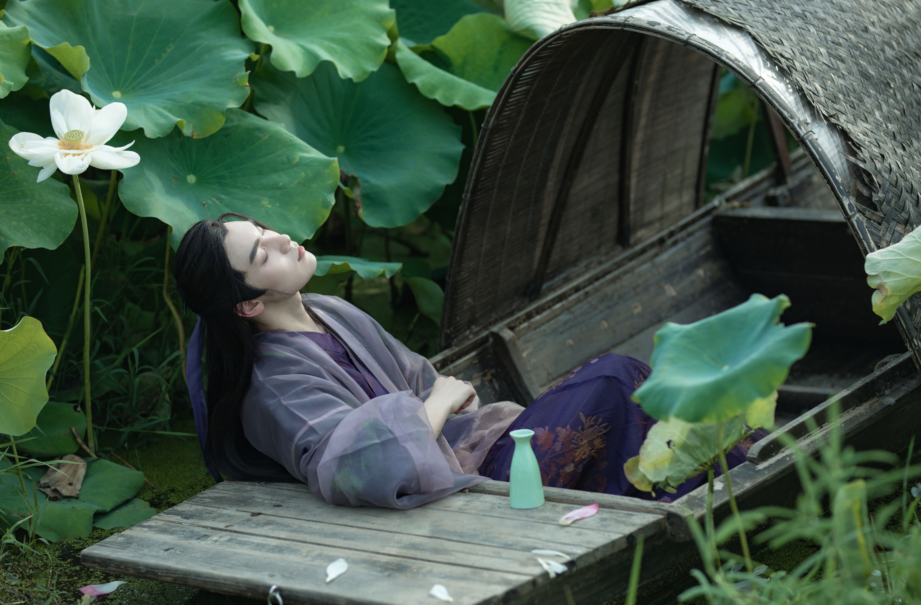 图片[3]-奈何Ne – 《满身明月看荷花》[13P]-COS写真在线网