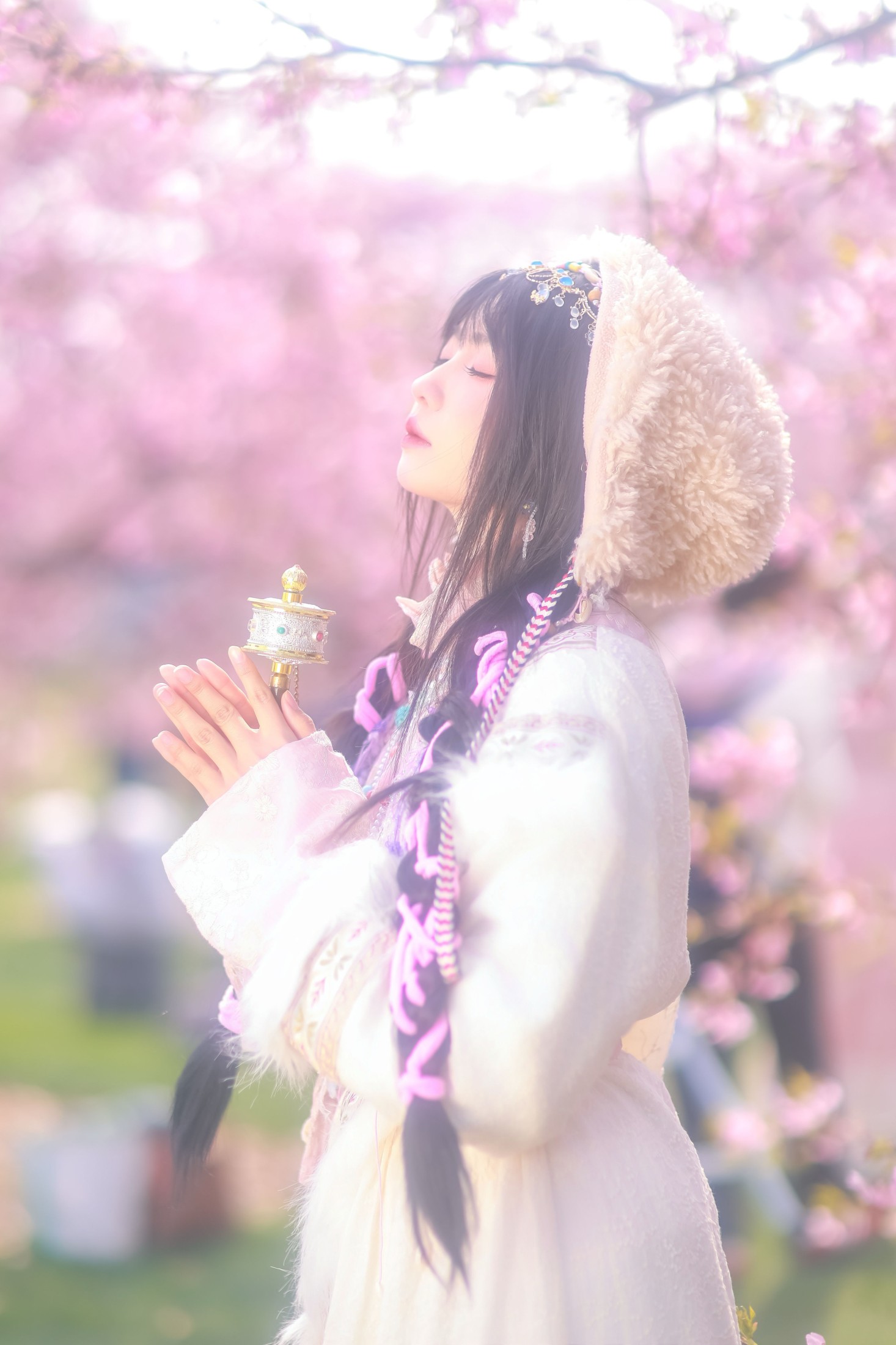 图片[5]-敢小姐 – 《藏族少女の樱海》[26P]-COS写真在线网