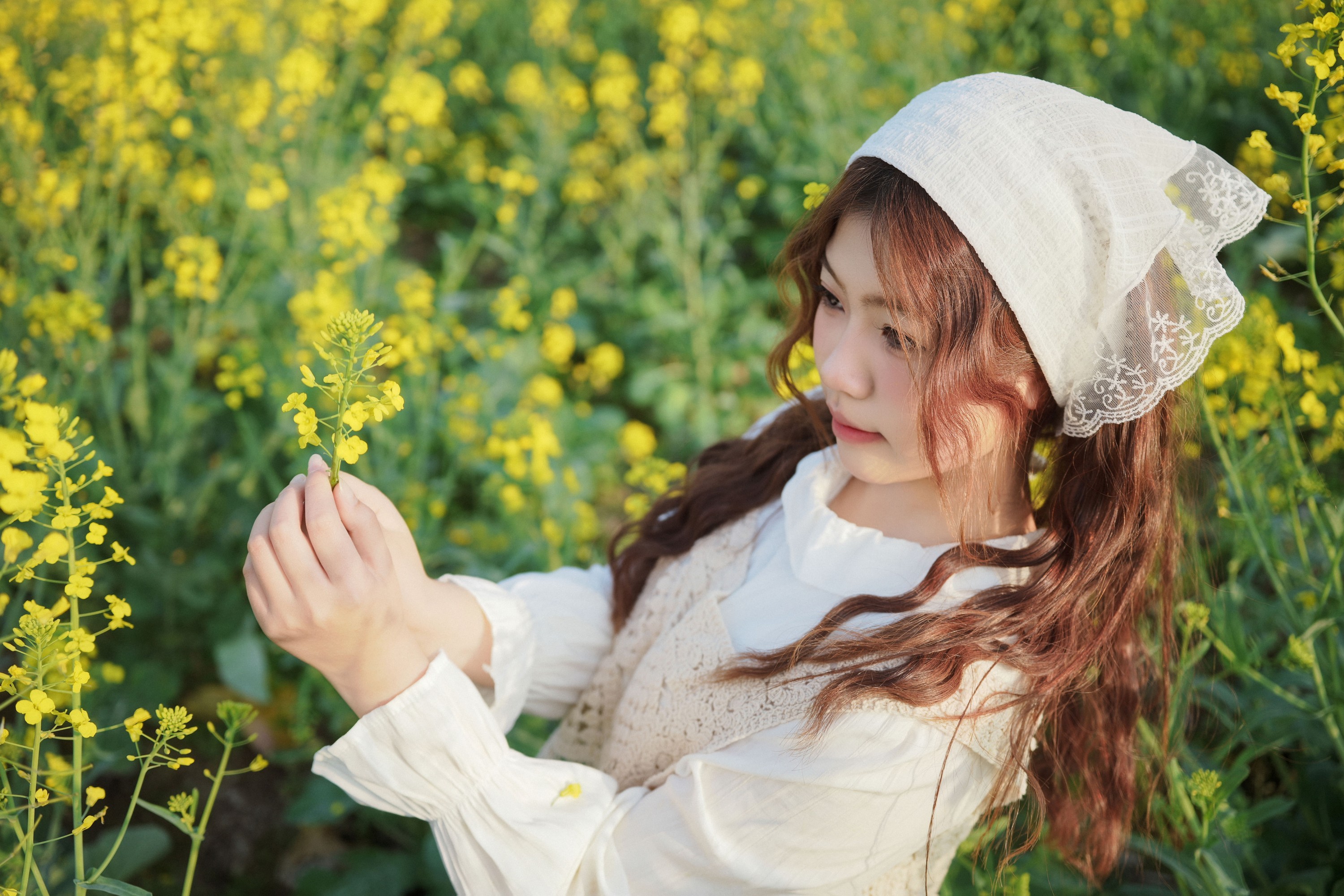 图片[3]-静静已 – 《田园少女油菜花》[39P]-COS写真在线网