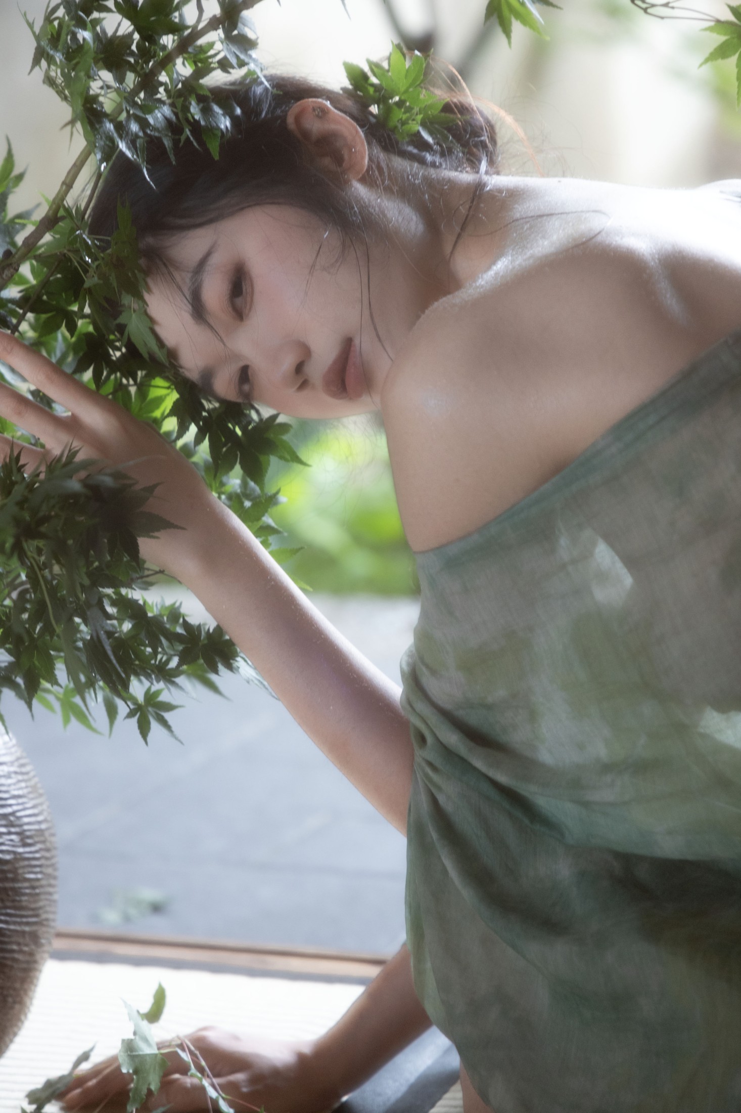 图片[5]-费里妮妮 – 《竹林、少女和新中式》[18P]-COS写真在线网