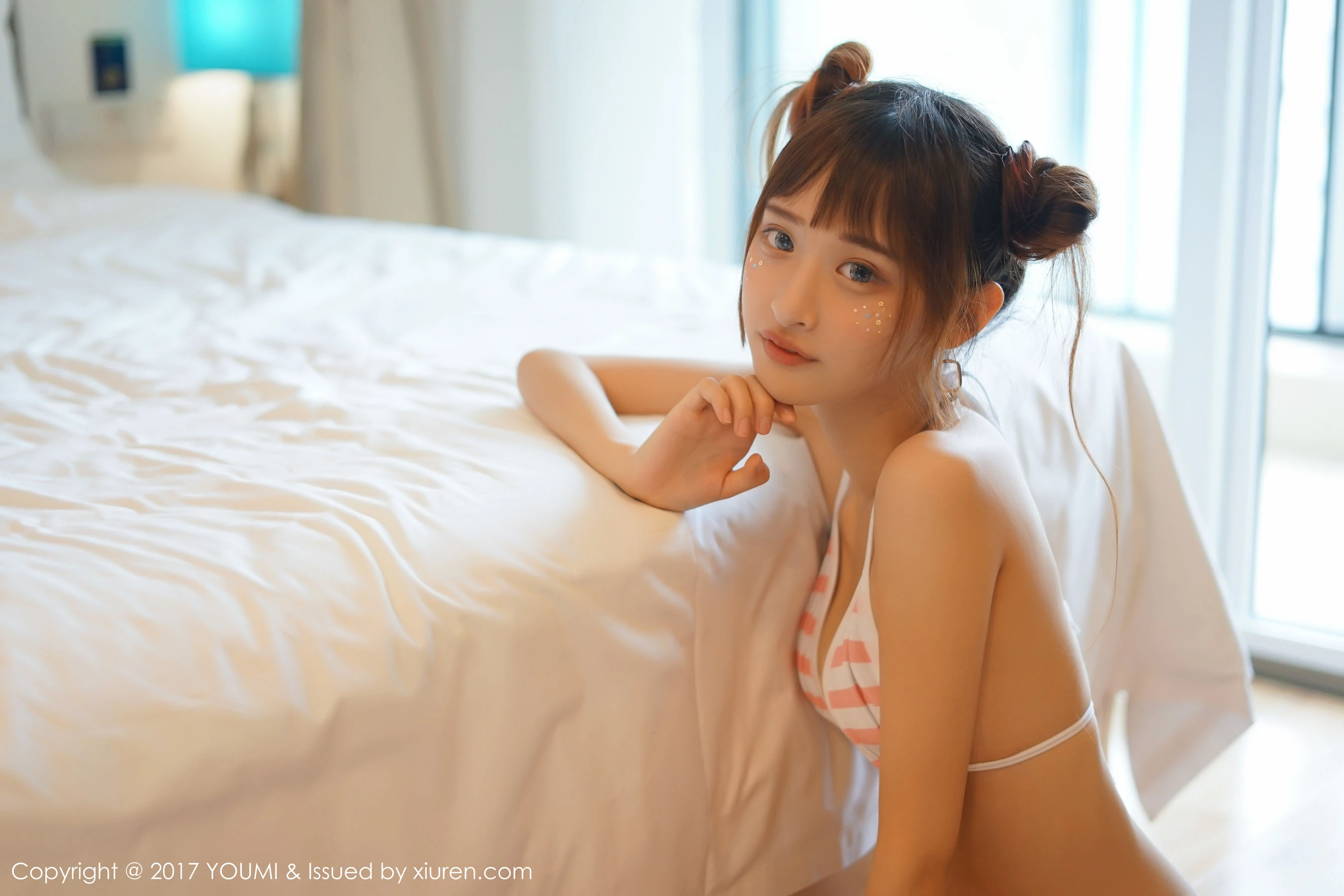 图片[5]-little贝壳《比基尼、女仆装、兔女郎》 尤蜜荟YouMi VOL.051-COS写真在线网