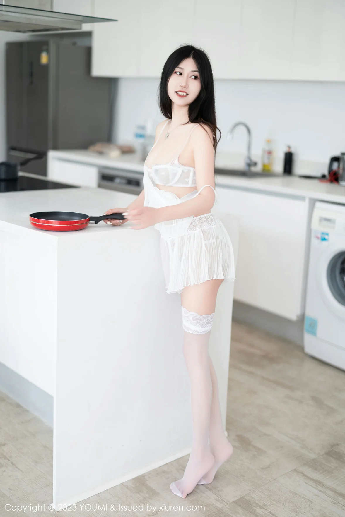 图片[5]-尤蜜荟 Vol.959 laura阿姣 白色网纱服饰泰国旅拍 [86P]-COS写真在线网