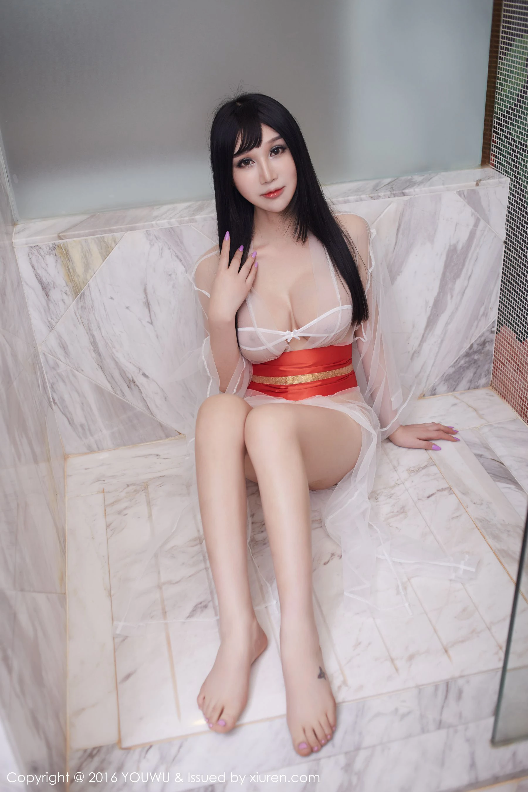 图片[6]-李宓儿《情趣性感内衣+透视薄纱》 尤物馆 Vol.003-COS写真在线网